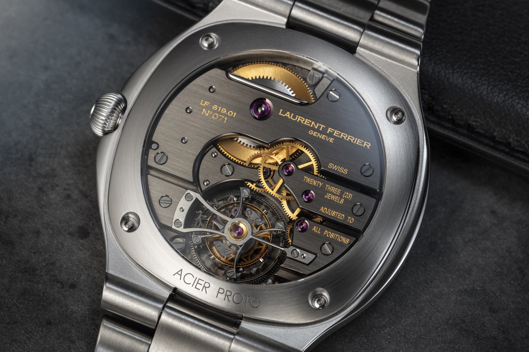Laurent Ferrier Grand Sport Tourbillon Blue - View 2