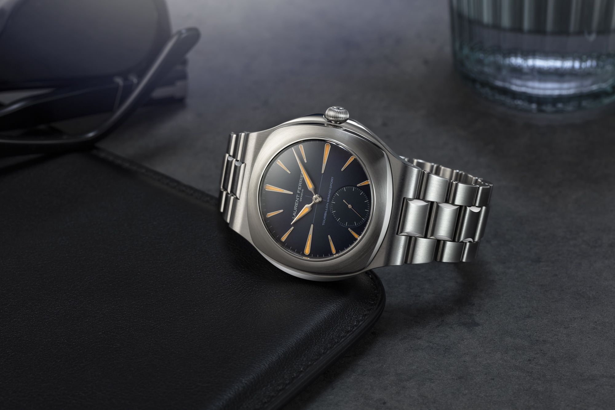 Laurent Ferrier Grand Sport Tourbillon Blue - View 3