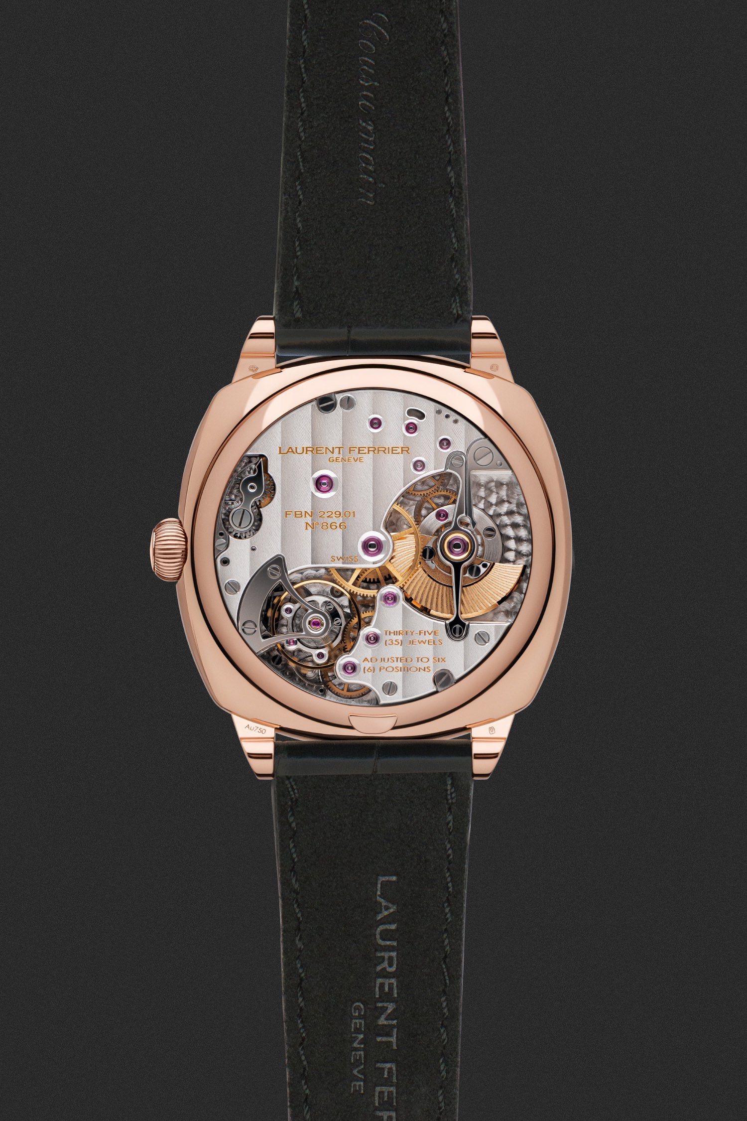 Laurent Ferrier Square Micro-Rotor Retro Silvery White - View 2