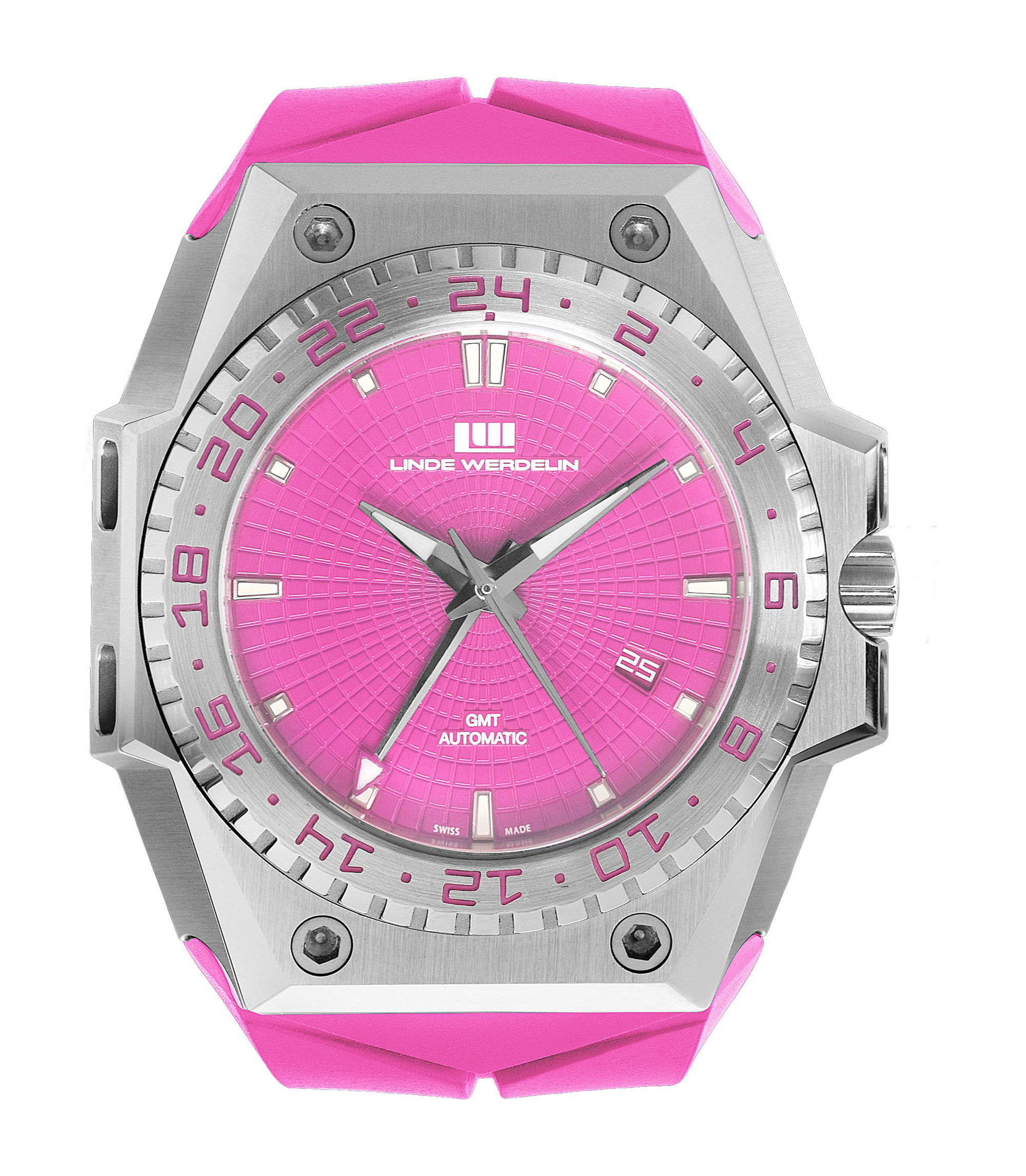 Linde Werdelin 3 Timer Sunset Pink watch