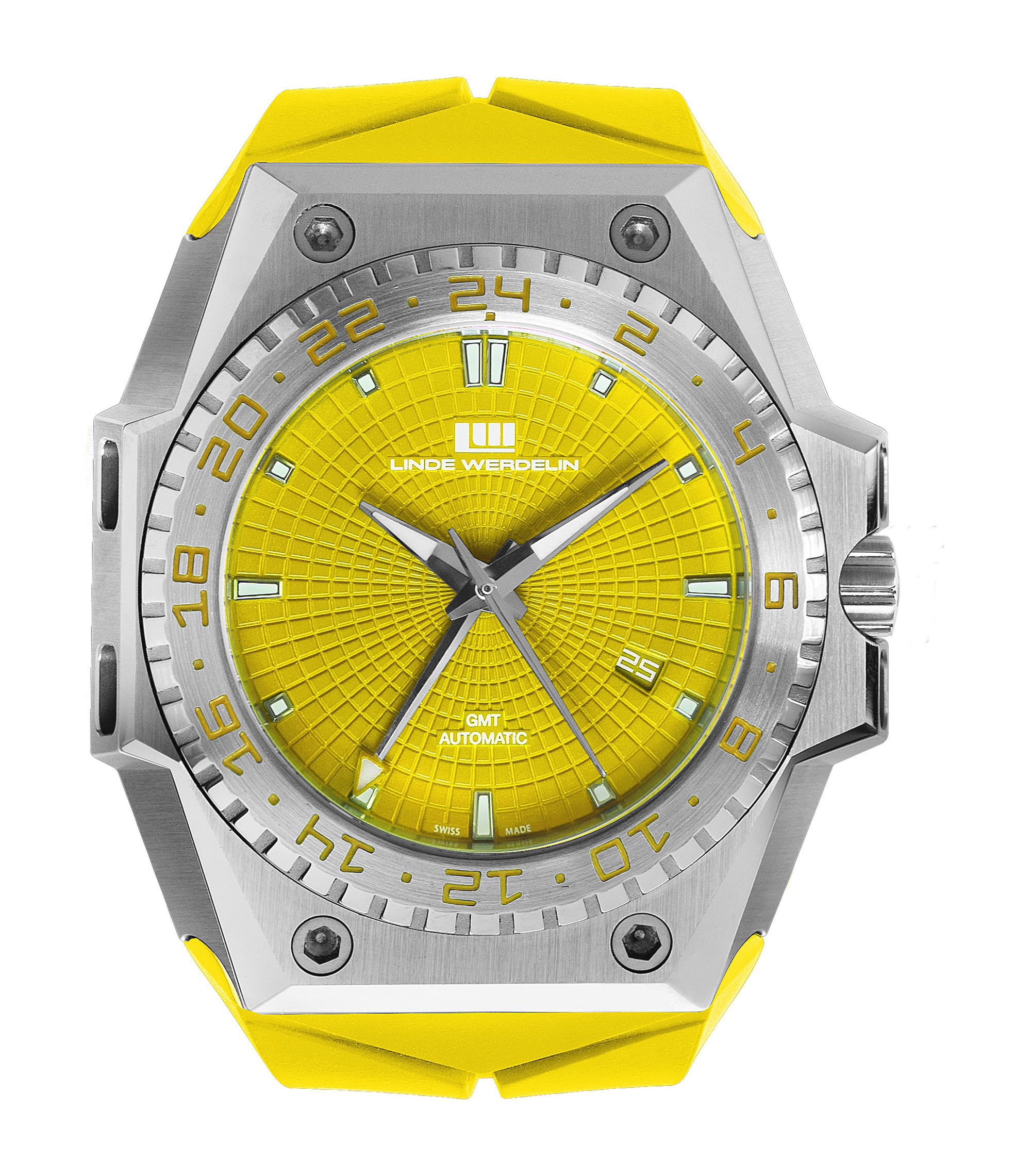 Linde Werdelin 3 Timer Sunset Yellow watch