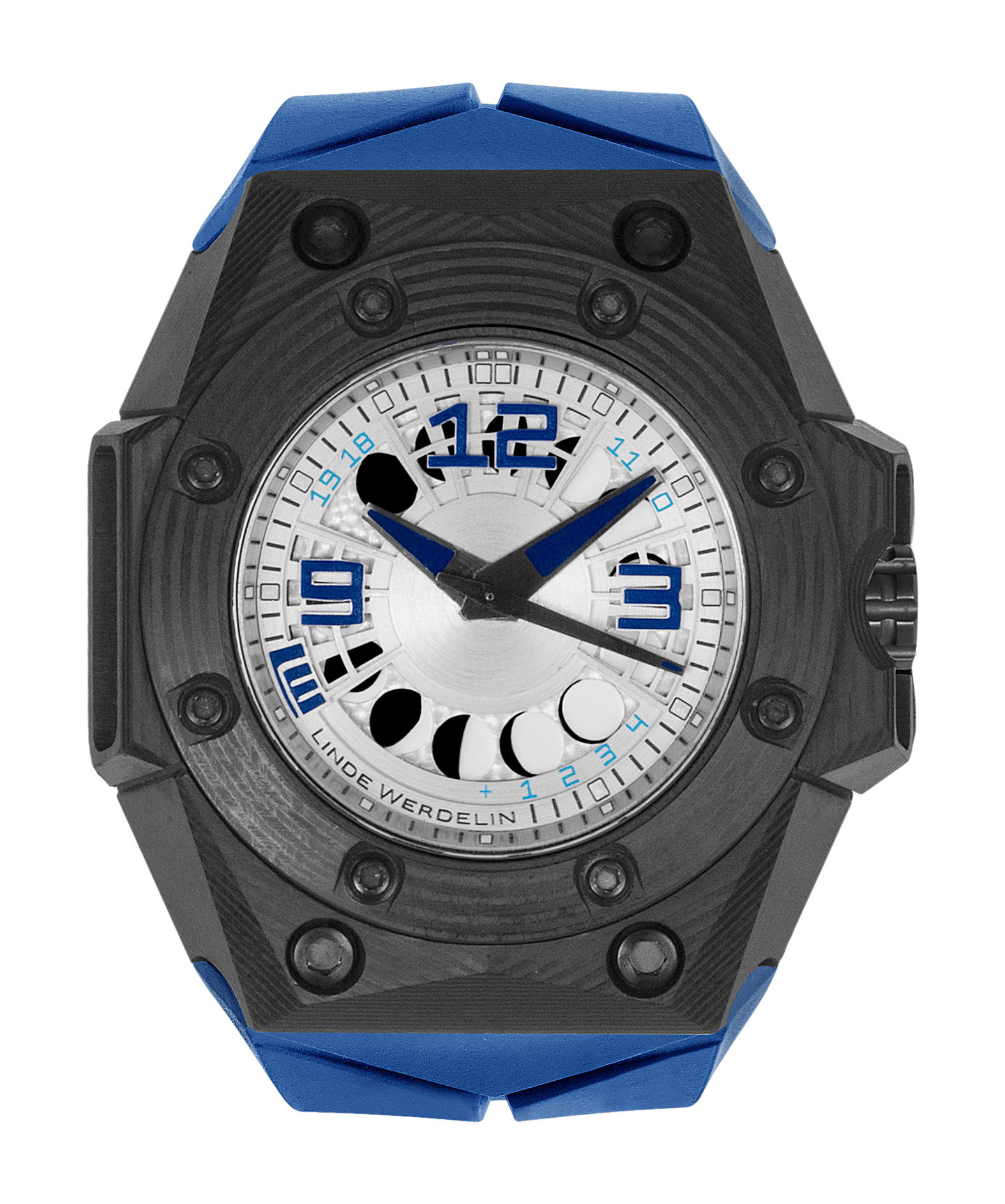 Linde Werdelin Oktopus Moon 3DTP Blue watch