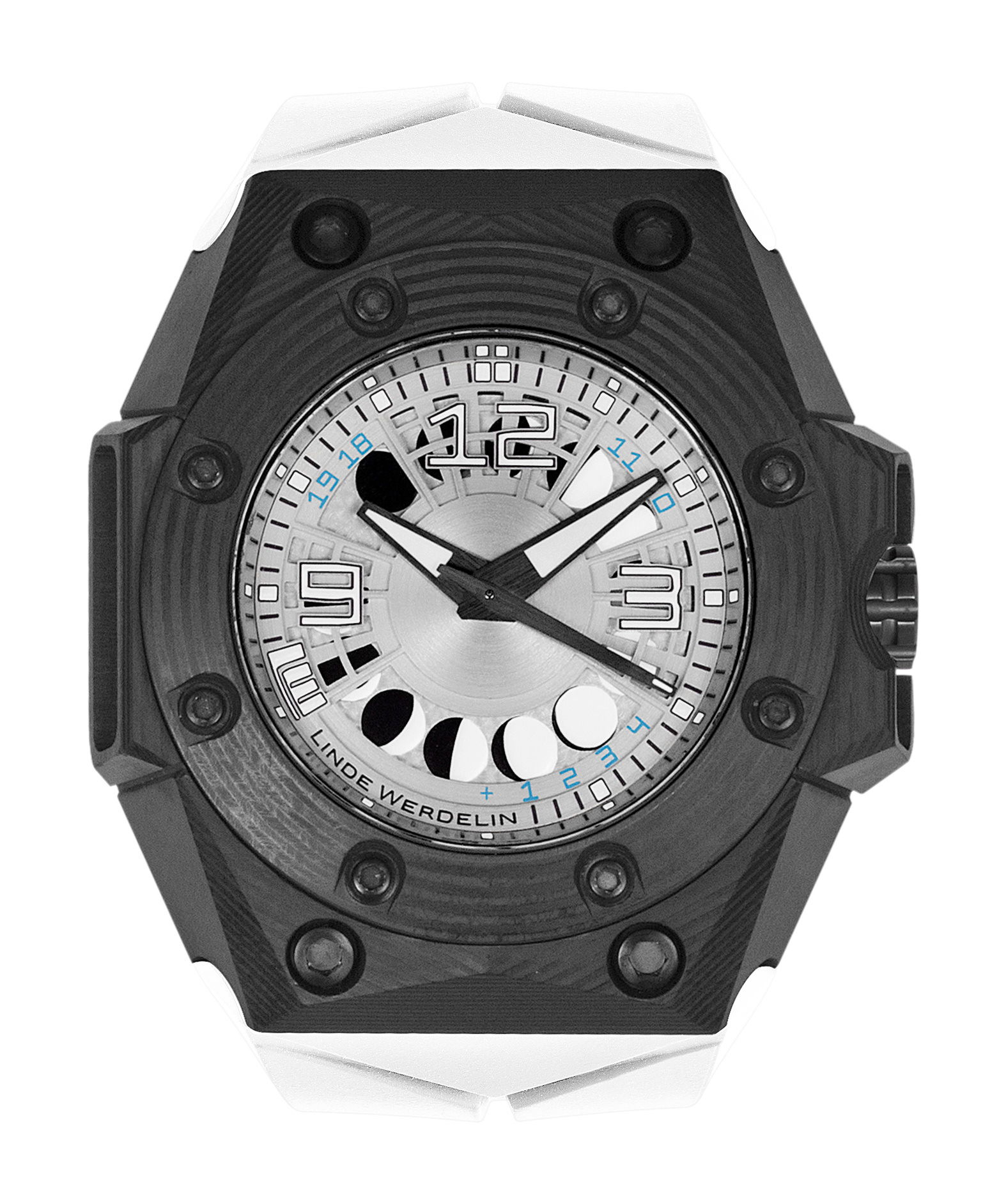 Linde Werdelin Oktopus Moon 3DTP White watch