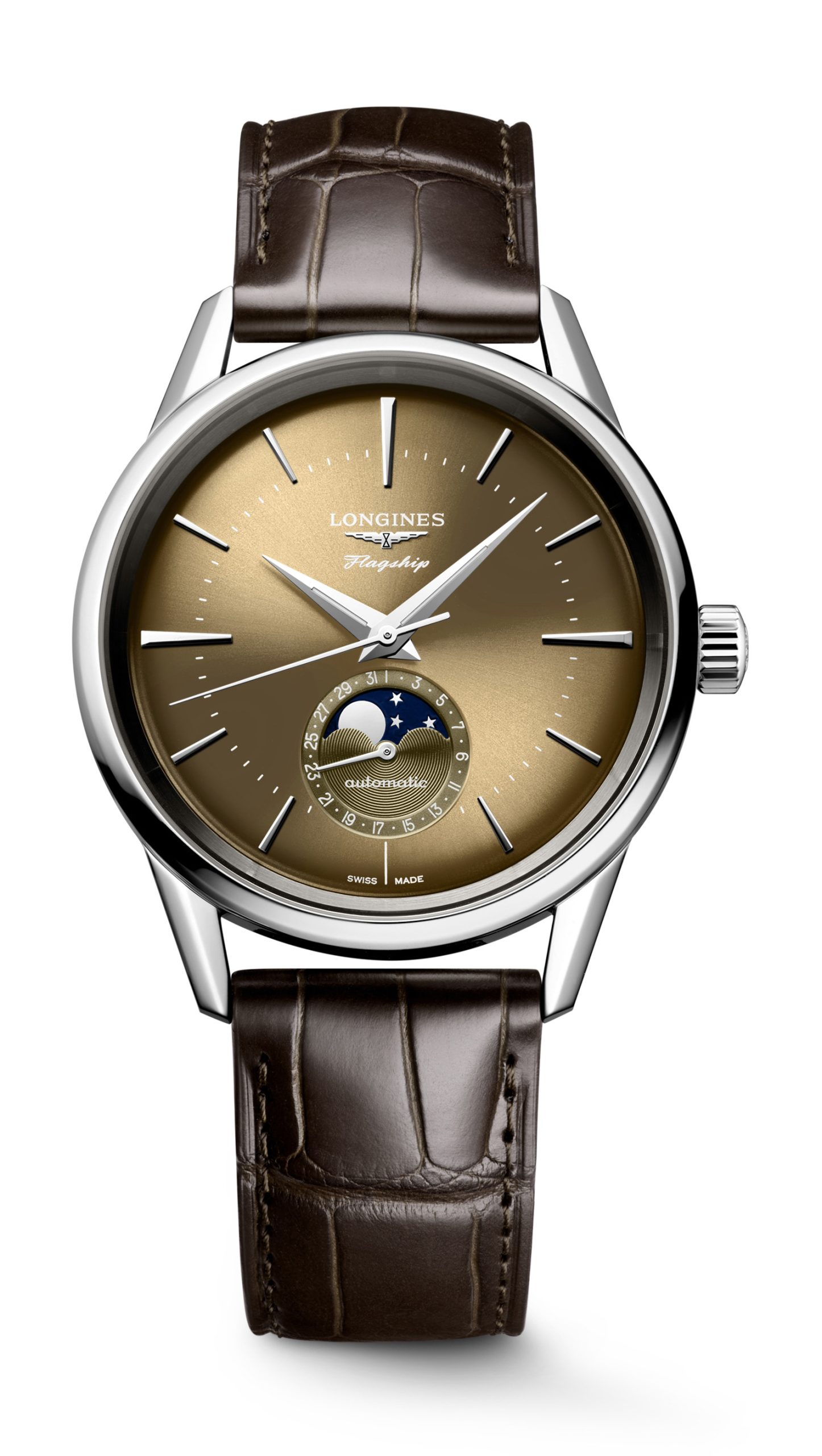 Longines Flagship Heritage Moonphase watch