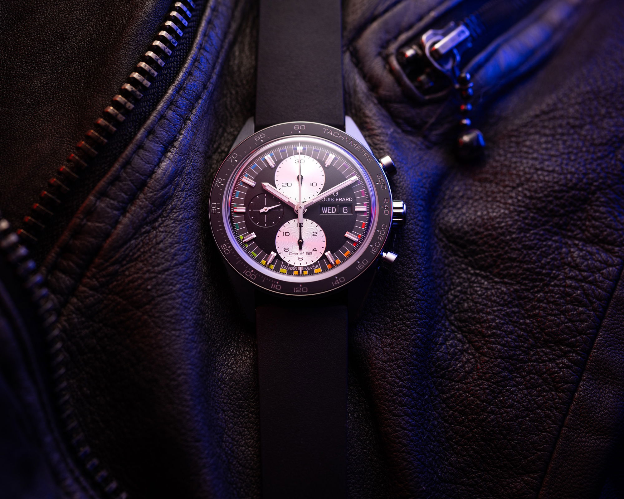 Louis Erard 2300 Sport Chronograph Rainbow - View 2