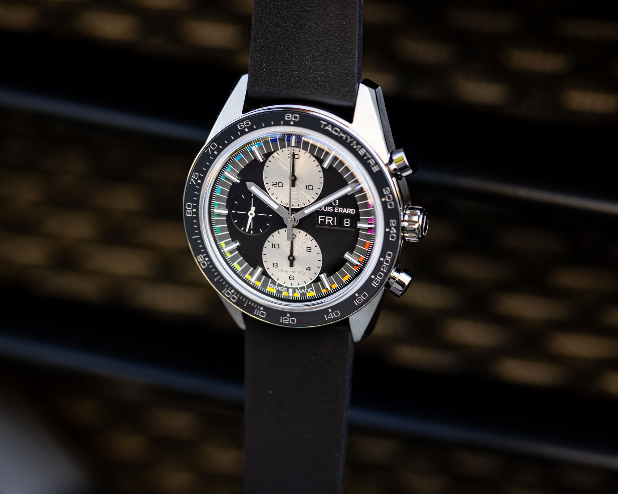 Louis Erard 2300 Sport Chronograph Rainbow - View 3
