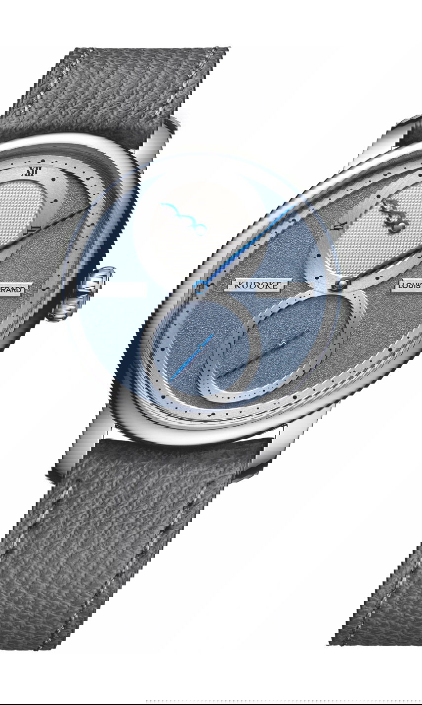 Louis Erard Excellence Le Régulateur Louis Erard x Kudoke Light Blue watch