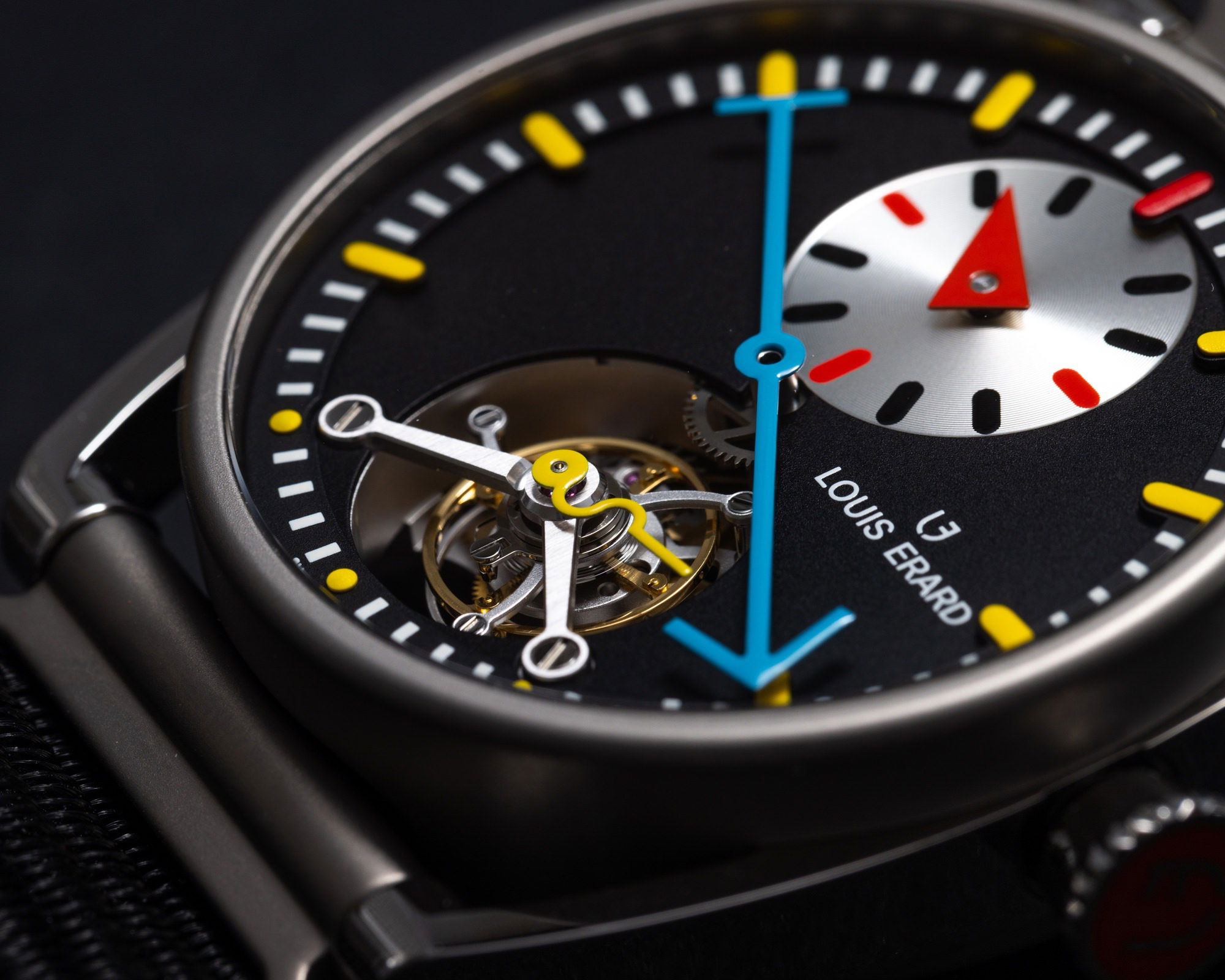 Louis Erard Excellence Le Régulateur Tourbillon Louis Erard x Alain Silberstein Black - View 2
