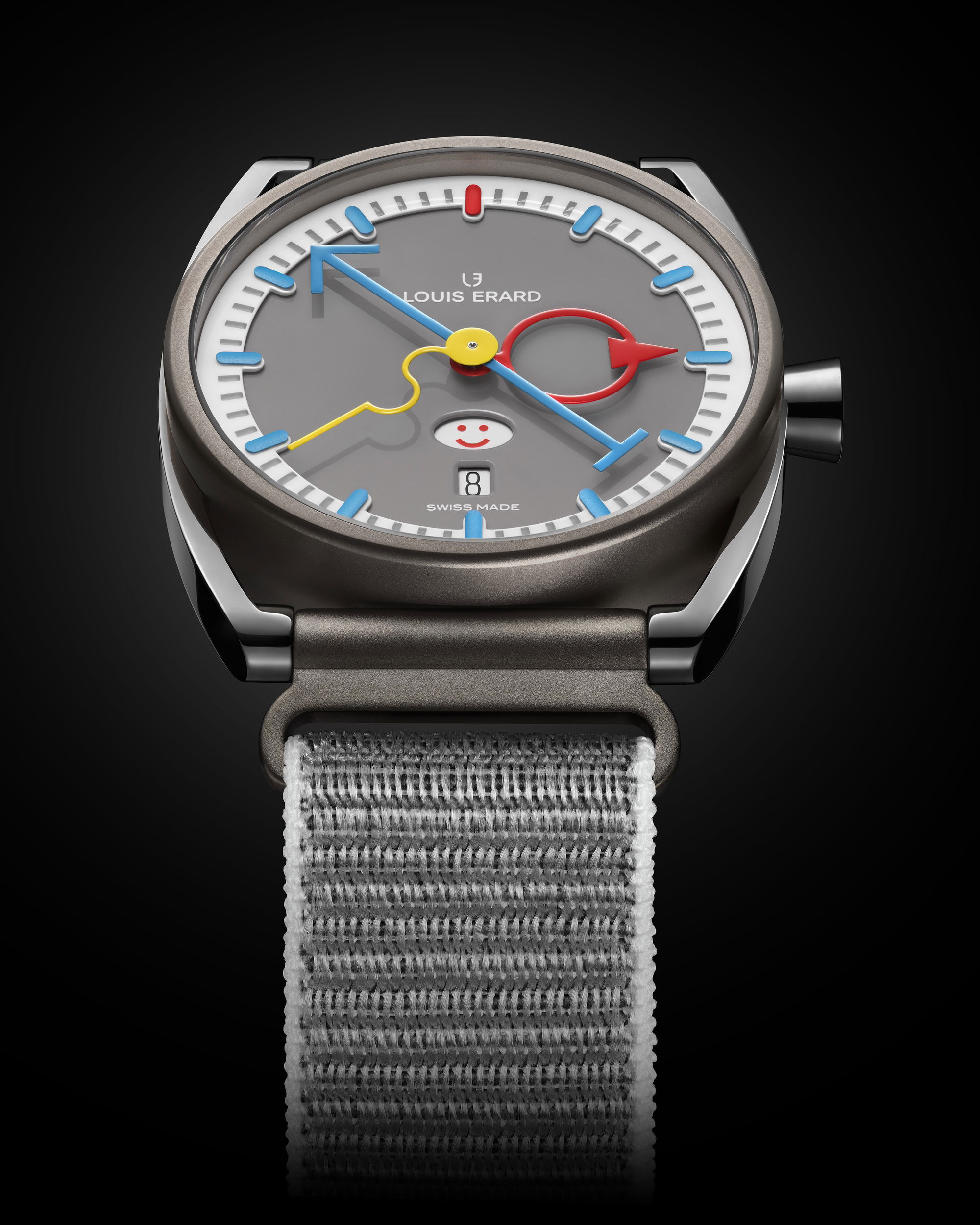 Louis Erard Excellence Louis Erard X Alain Silberstein Smile-Day Gray - View 2