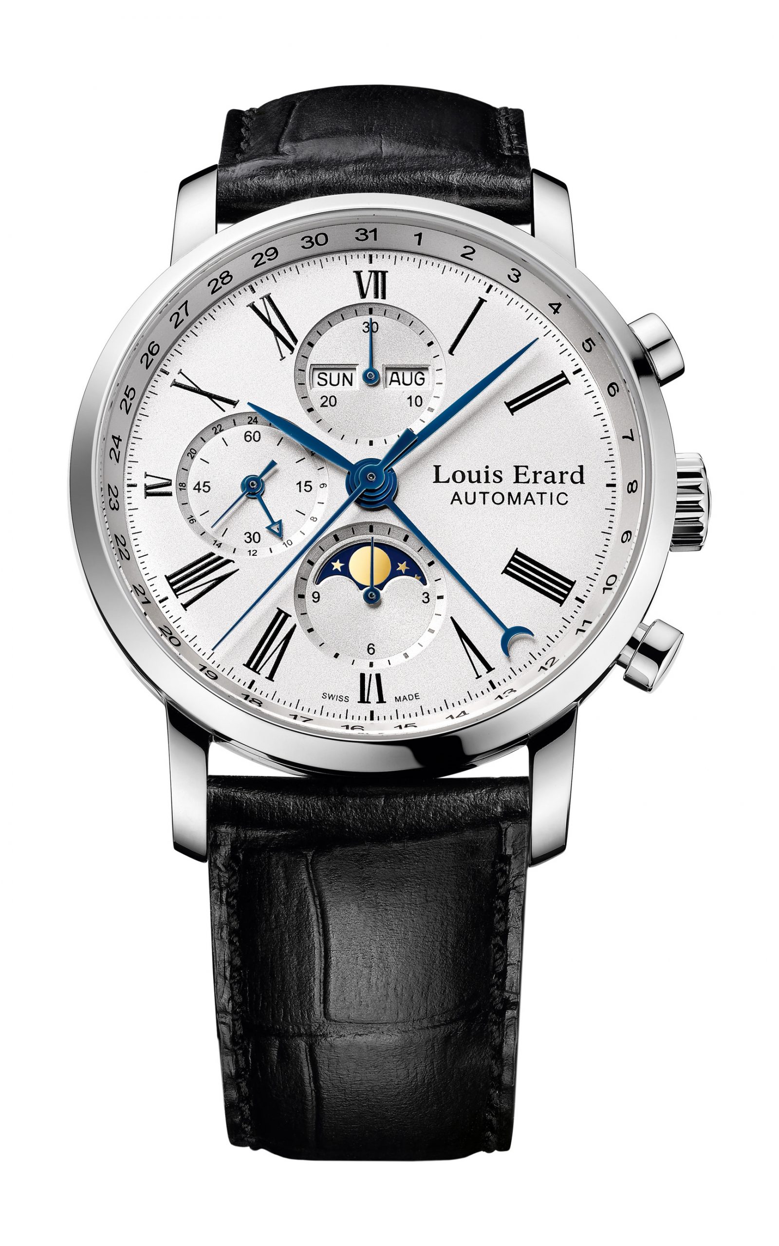 Louis Erard Excellence Moon Phase Chronograph watch