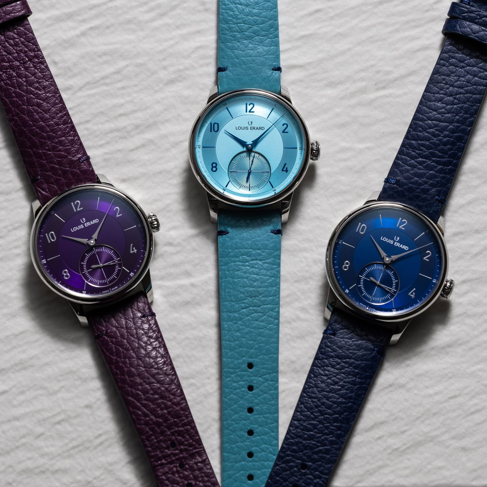 Louis Erard Excellence Petite Seconde Bleu Glacier - View 2