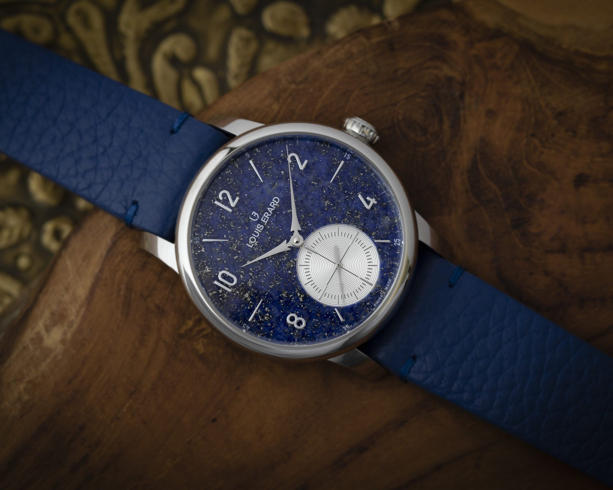 Louis Erard Excellence Petite Seconde Lapis-Lazuli - View 2