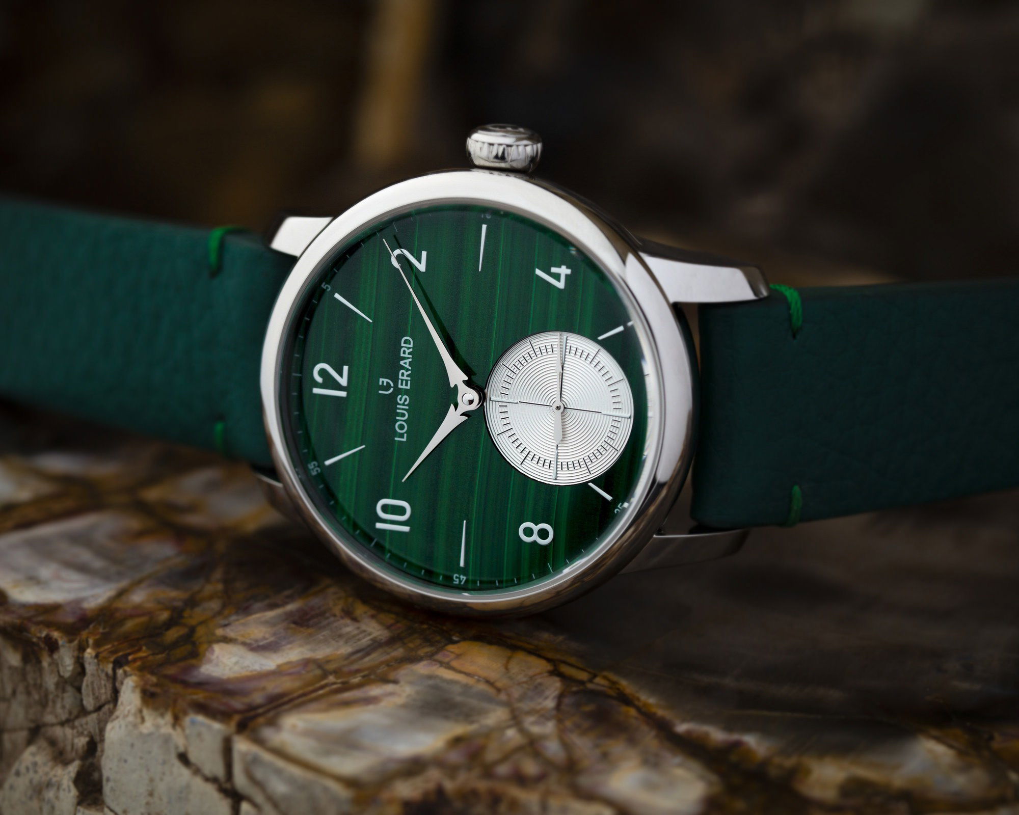Louis Erard Excellence Petite Seconde Malachite - View 3