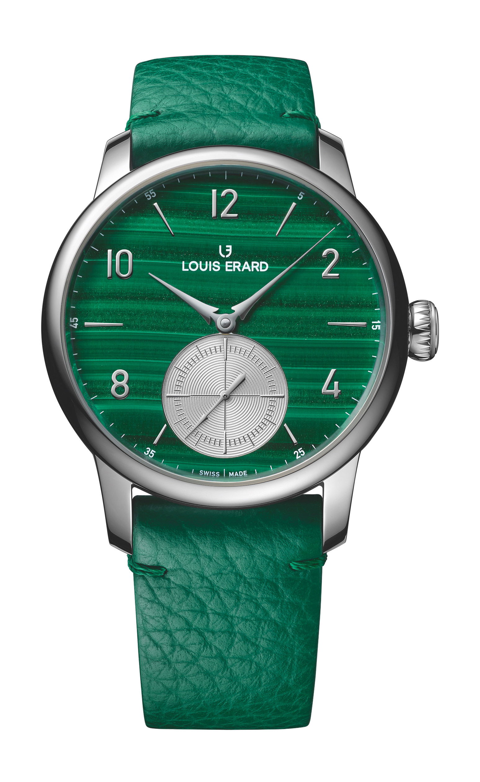 Louis Erard Excellence Petite Seconde Malachite watch