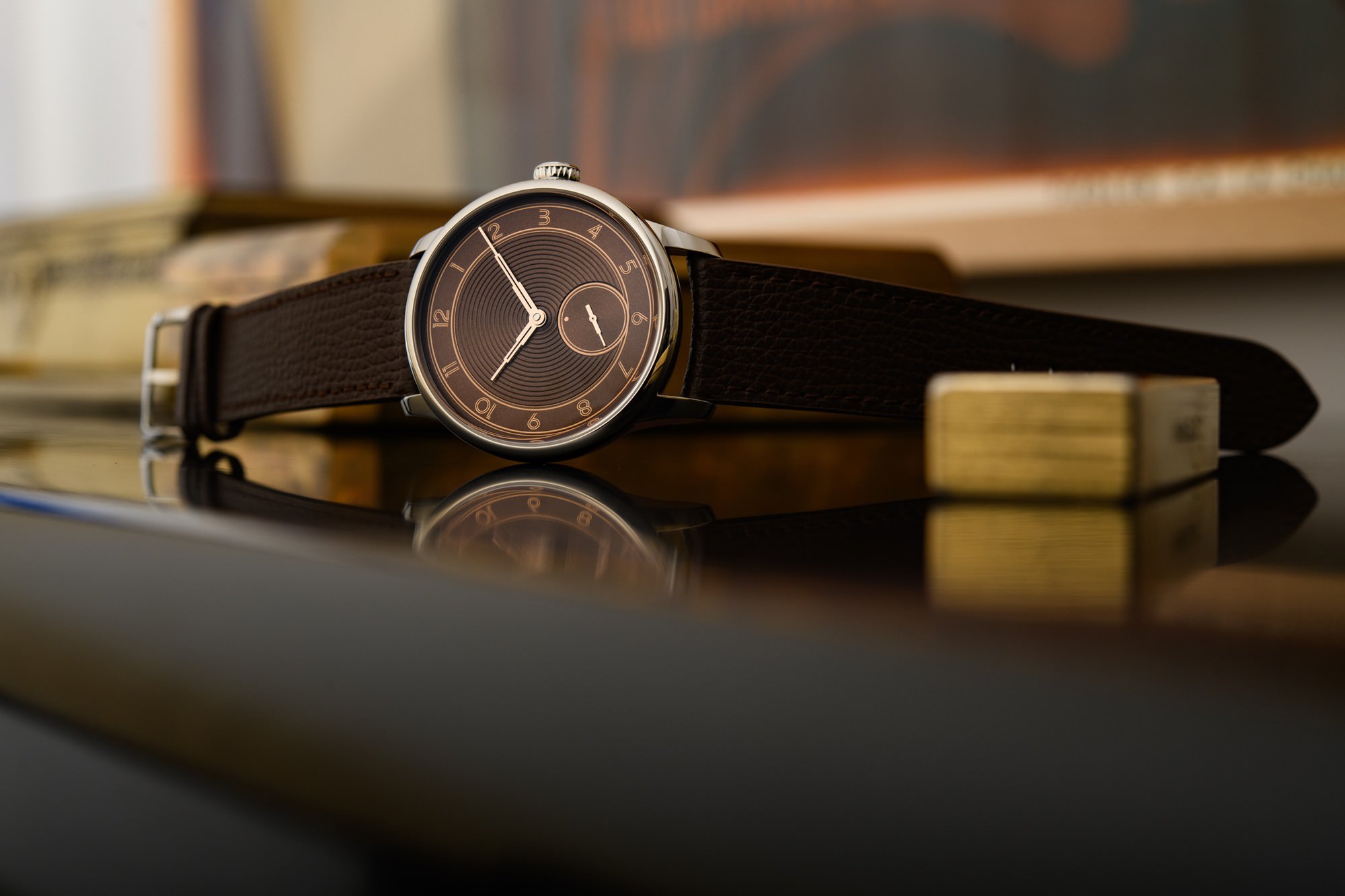 Louis Erard Excellence La Petite Seconde Metropolis Louis Erard x The Horophile Tobacco - View 2