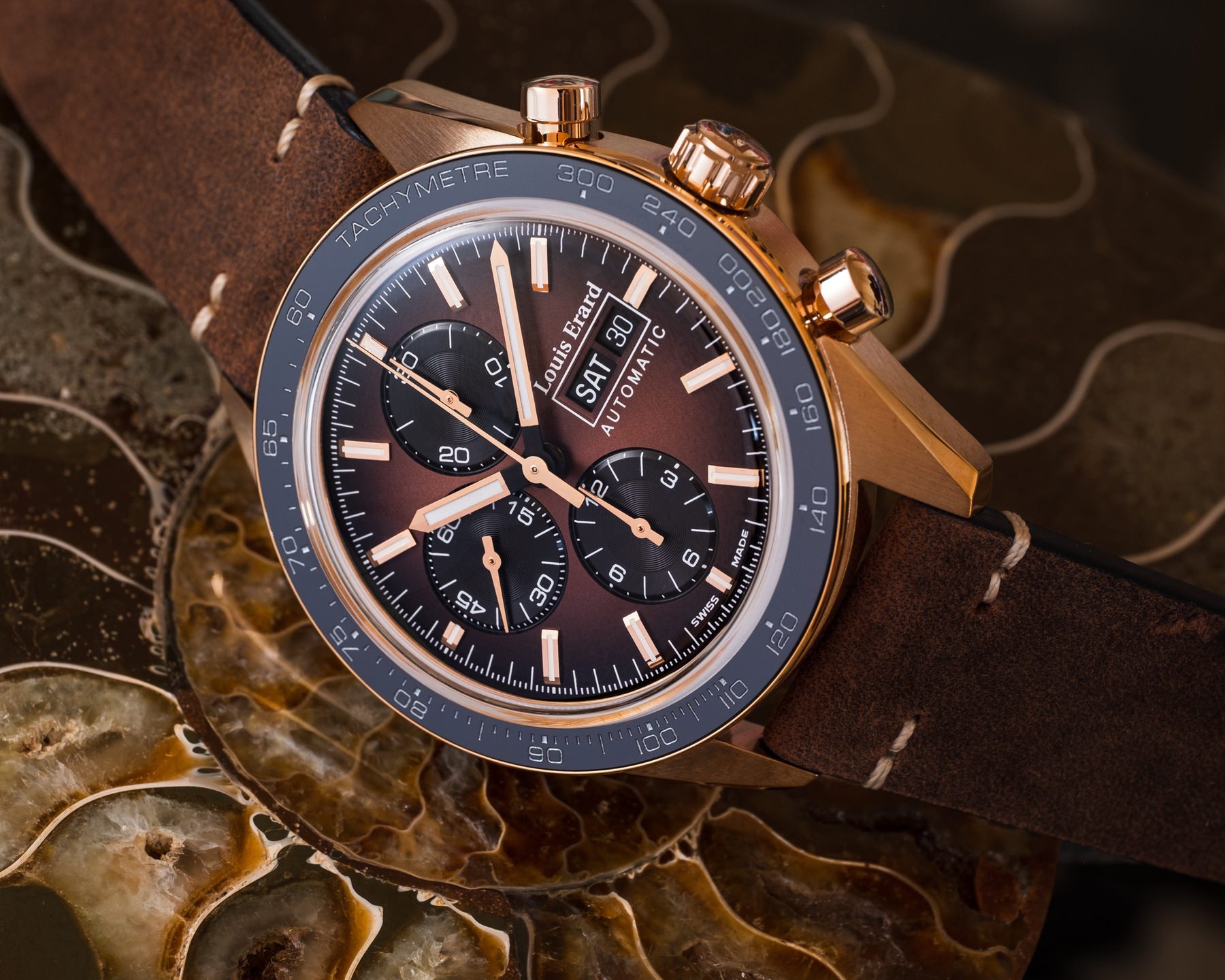 Louis Erard La Sportive Limited Edition Bronze - View 2
