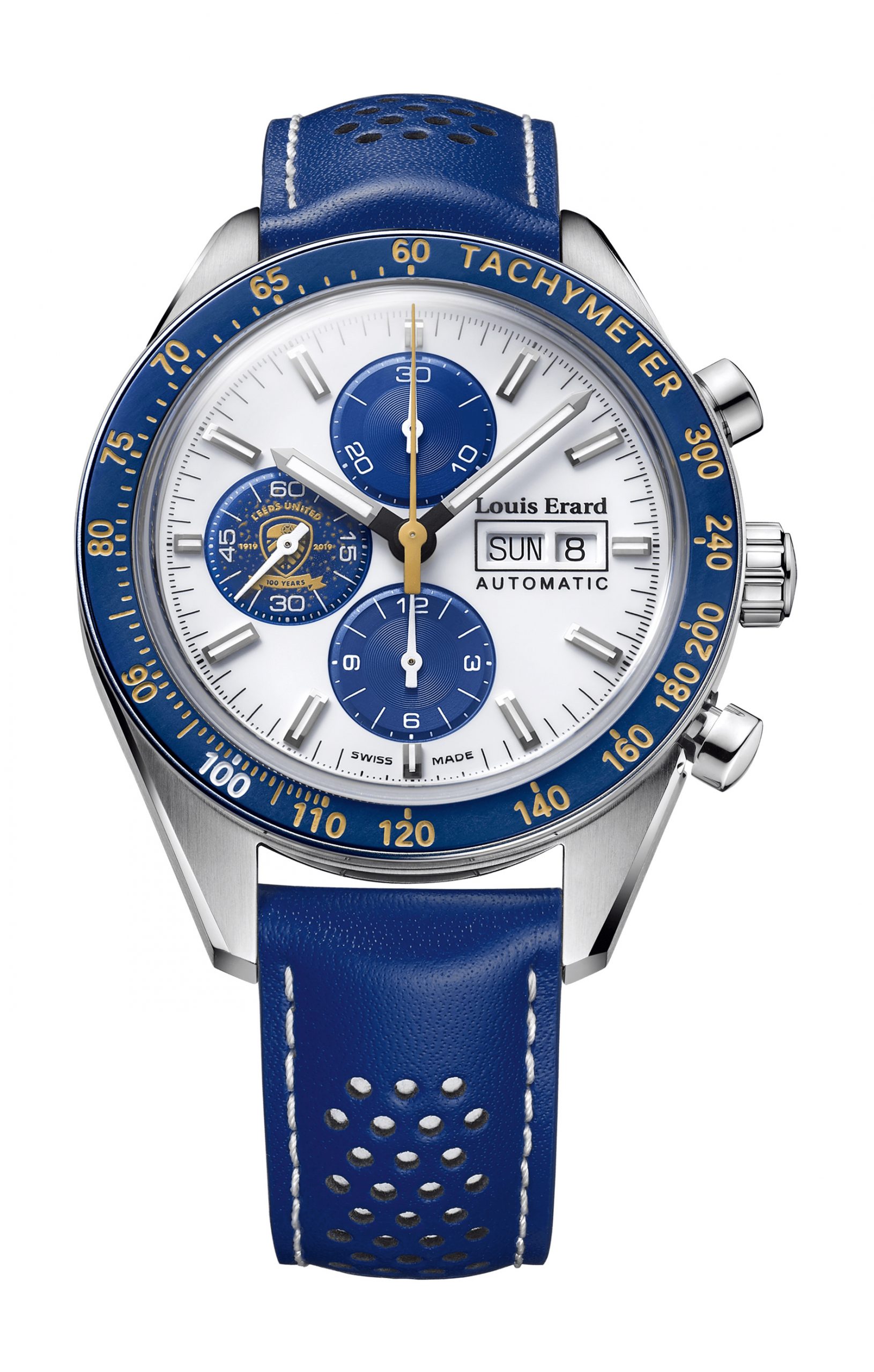 Louis Erard Leeds United FC Centenary Limited Edition watch