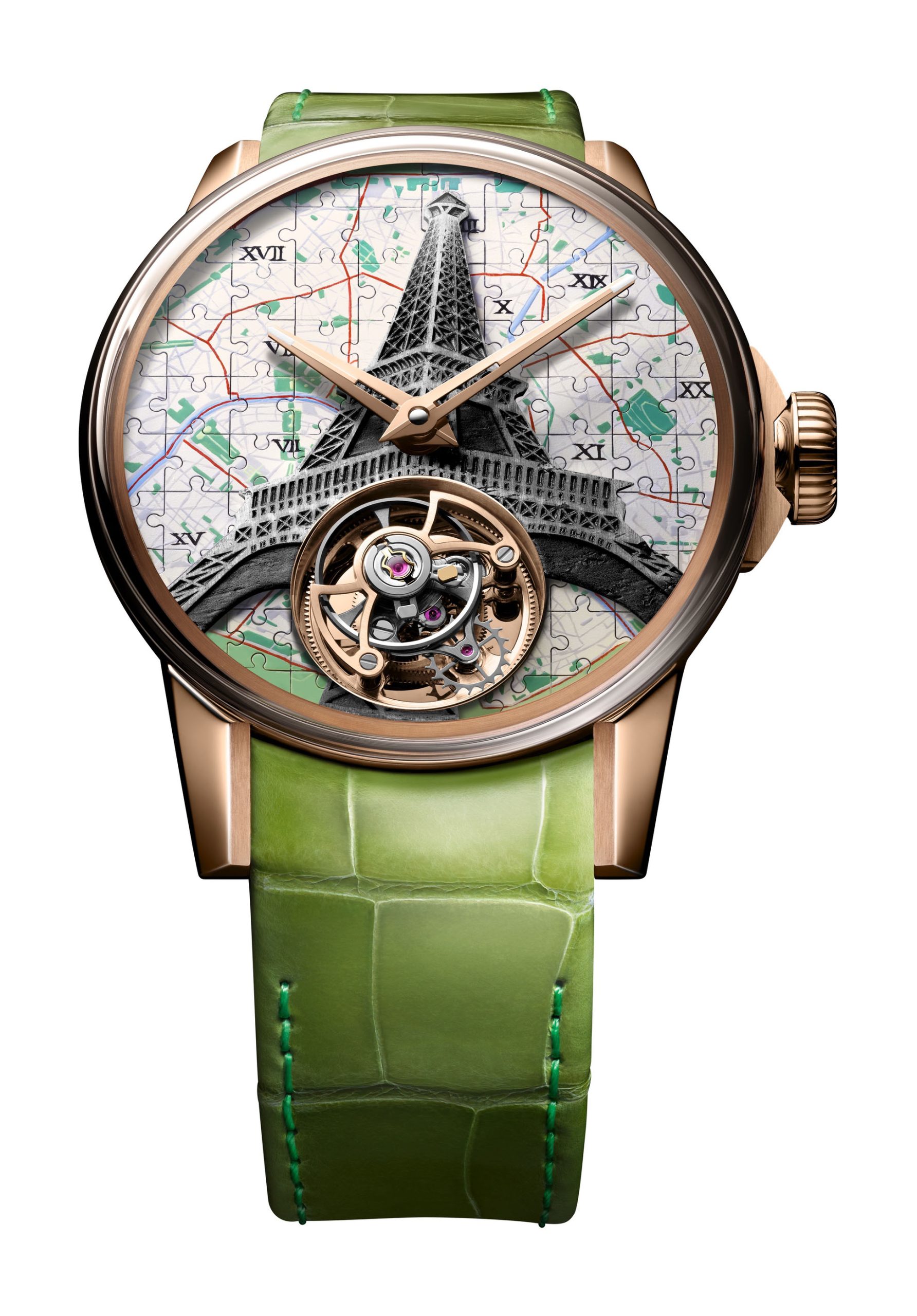 Louis Moinet Around the World in 8 Days Paris watch