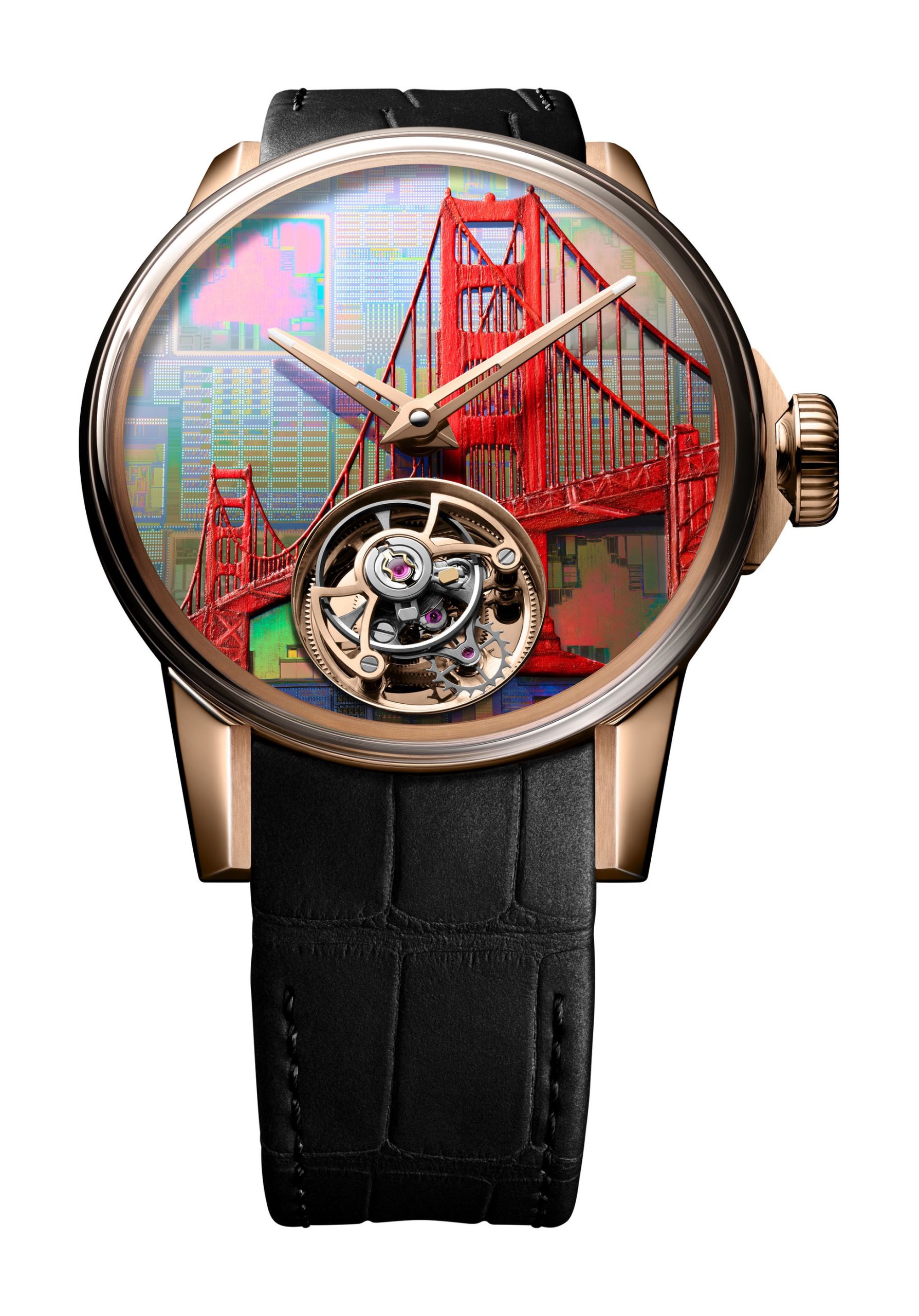 Louis Moinet Around the World in 8 Days San Francisco watch
