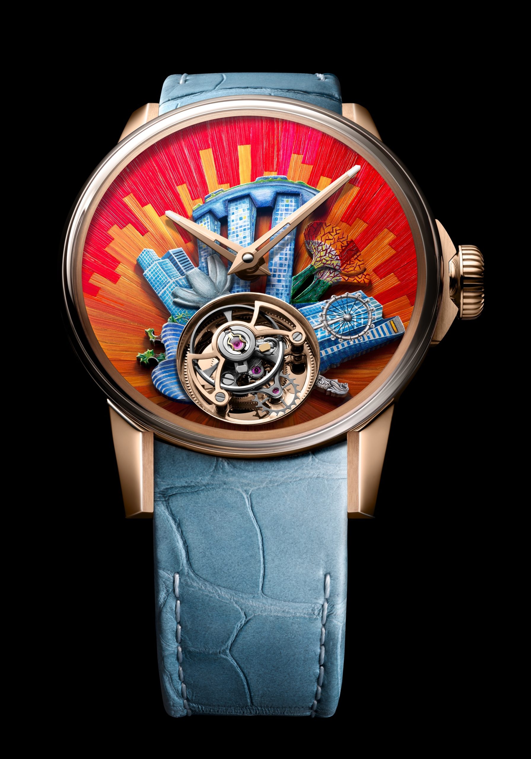 Louis Moinet Around the World in 8 Days Singapore - View 3