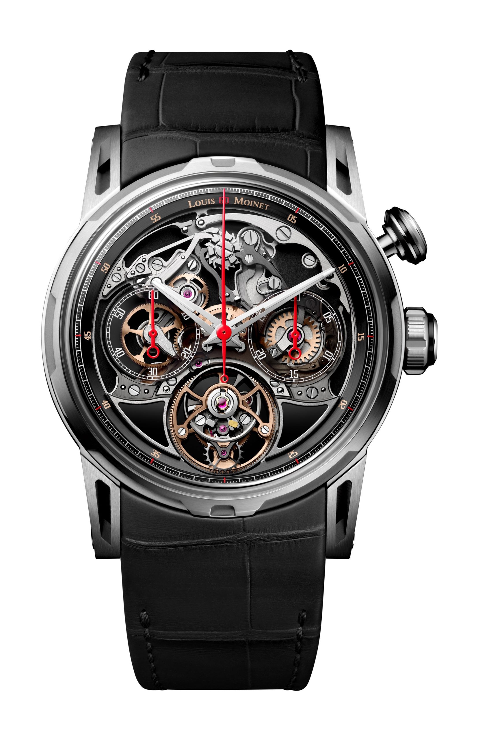 Louis Moinet Impulsion Titanium Onyx watch