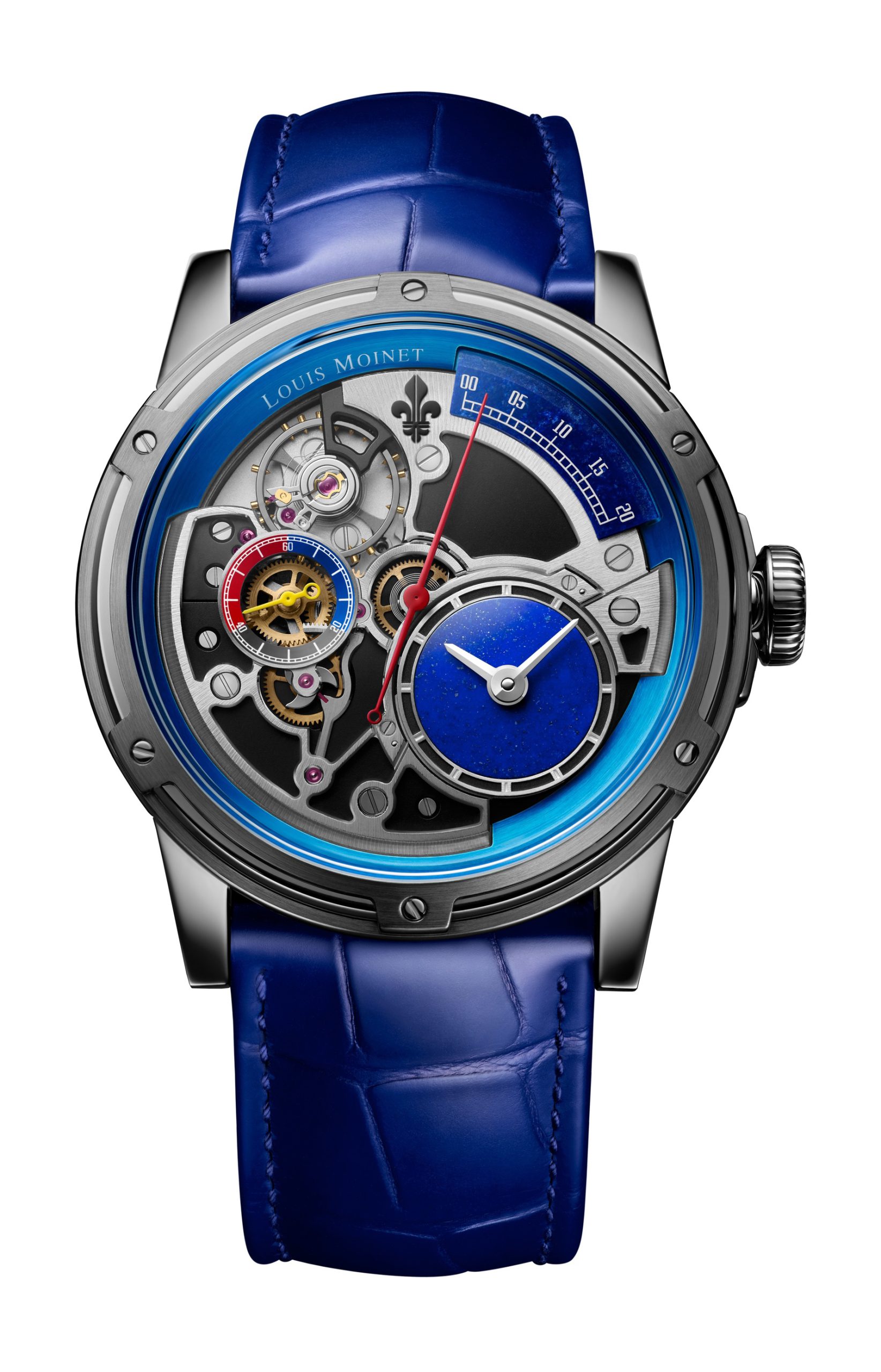 Louis Moinet Tempograph NEO Lapis Lazuli watch