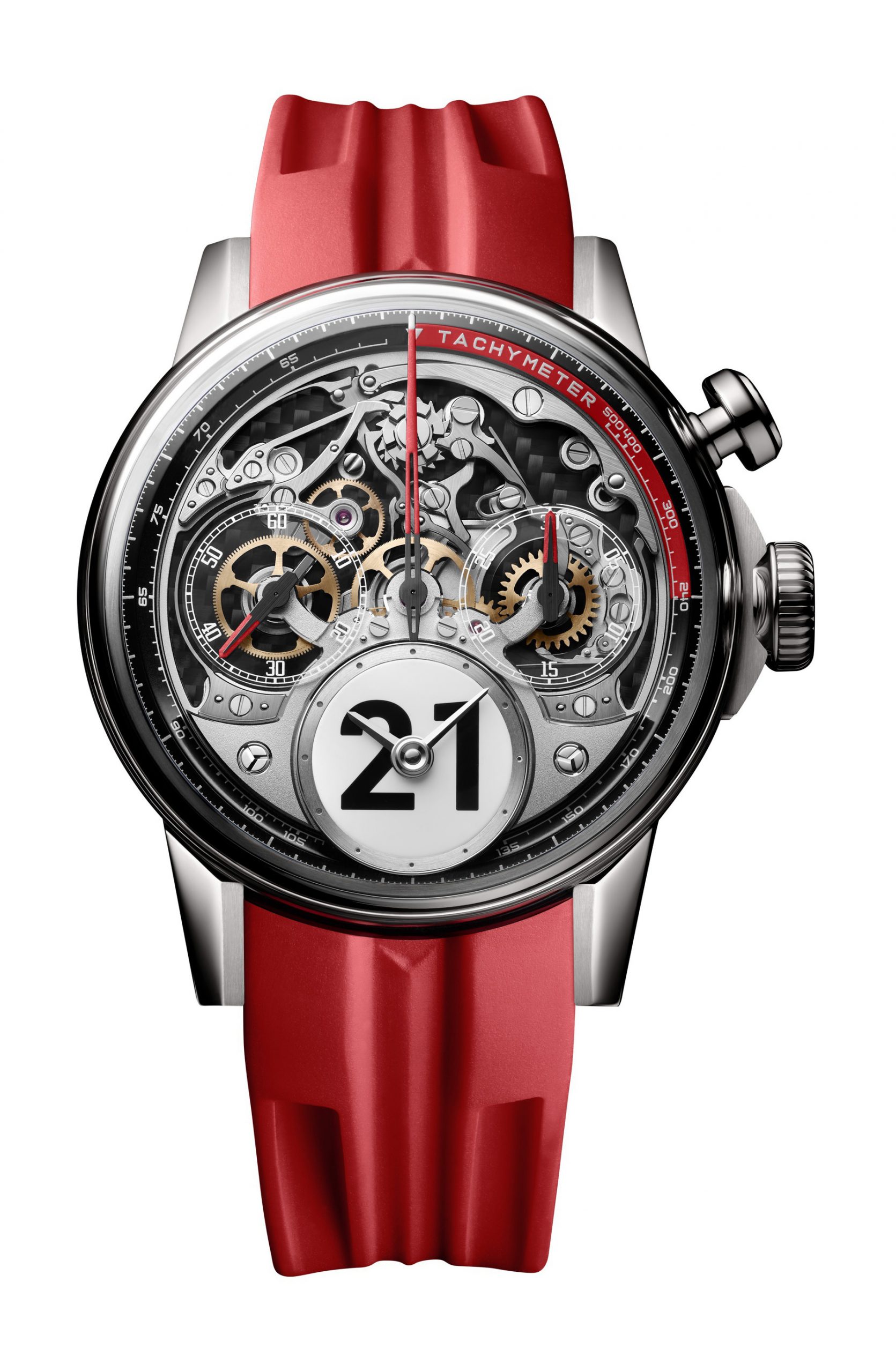 Louis Moinet Time to Race Rosso Corsa watch