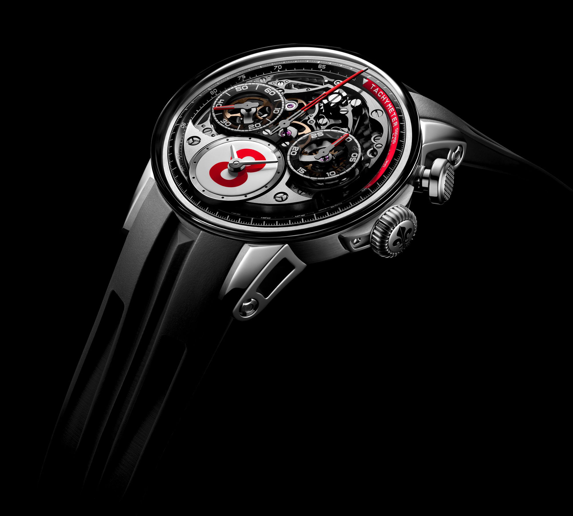 Louis Moinet Time to Race Silver Winner - View 2
