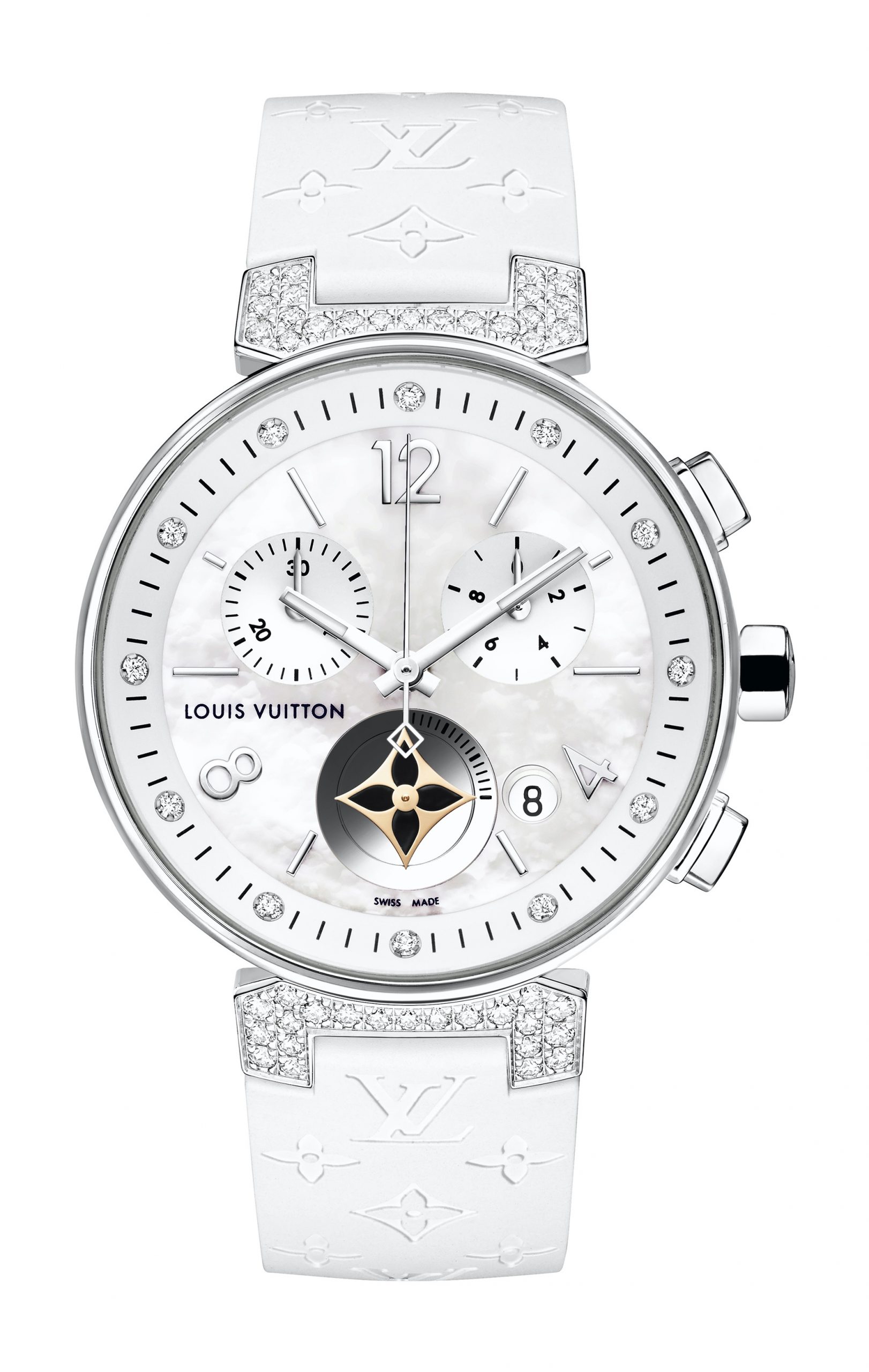 Louis Vuitton Tambour Moon Star Chronograph White watch
