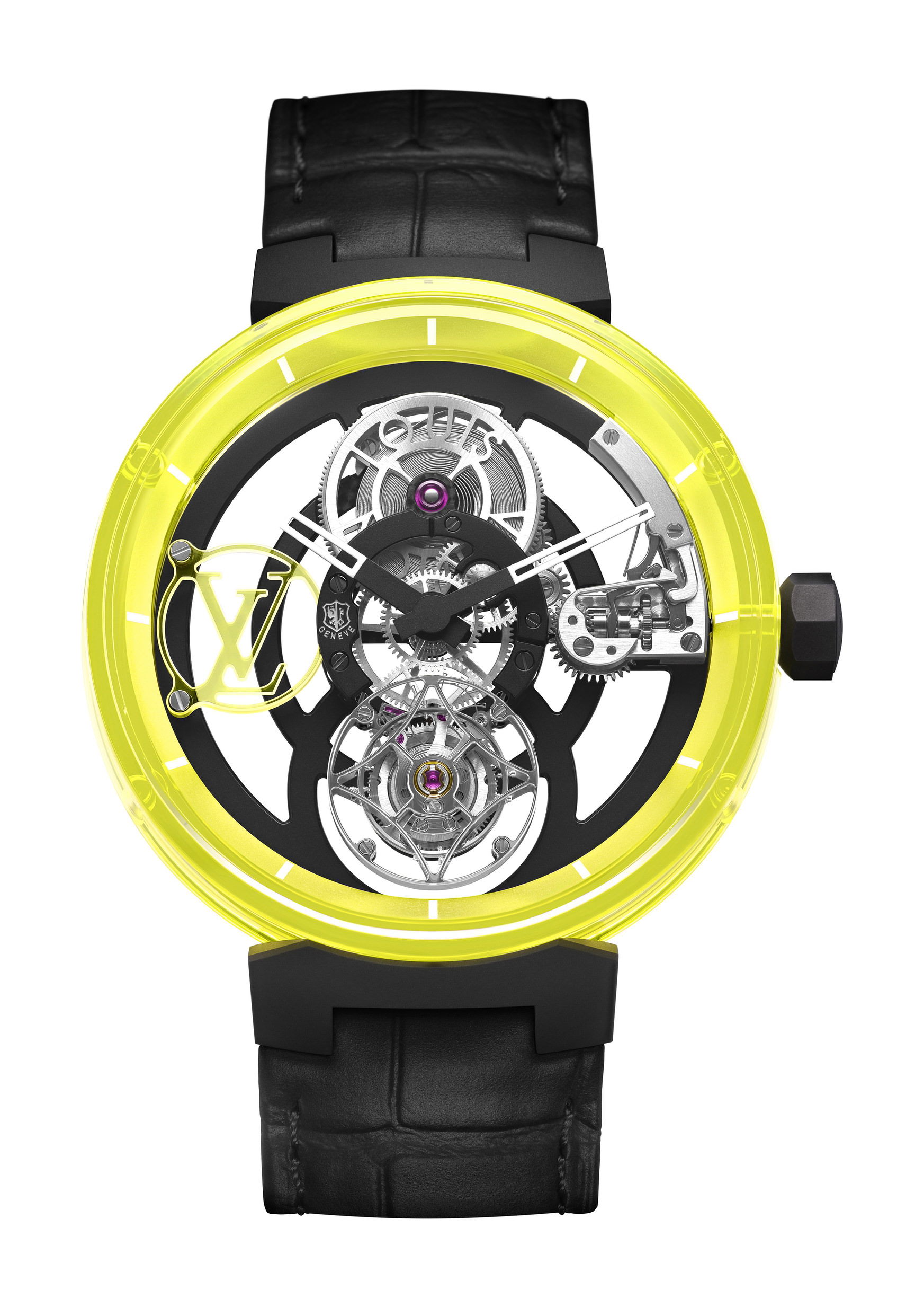 Louis Vuitton Tambour Moon Tourbillon Volant Poinçon de Genève watch
