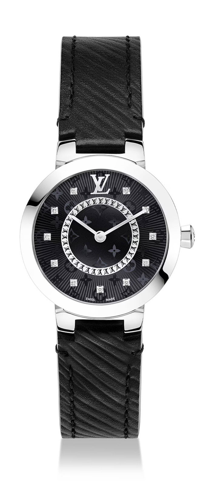Louis Vuitton Tambour Slim Monogram watch