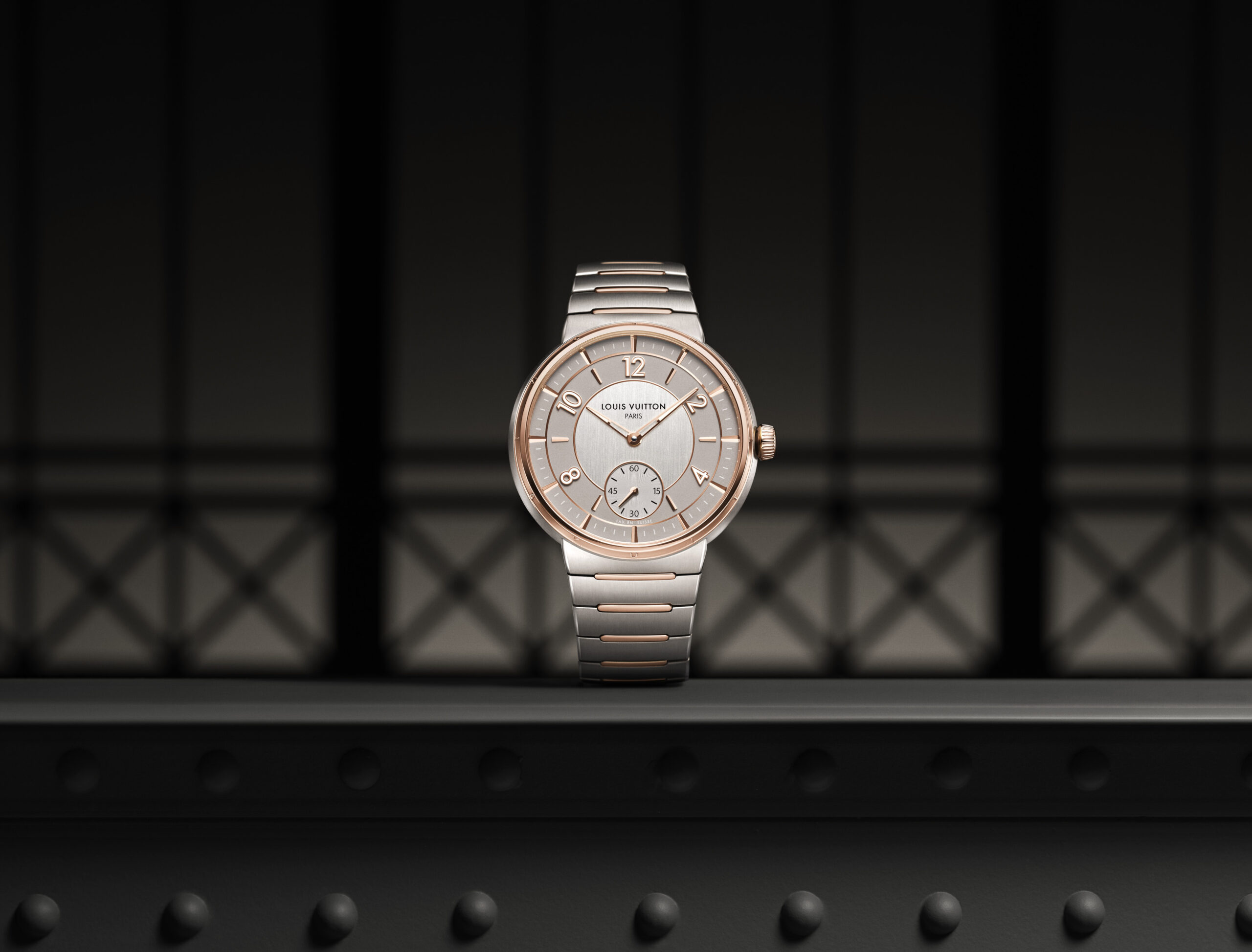 Louis Vuitton Tambour Steel & Gold - View 2