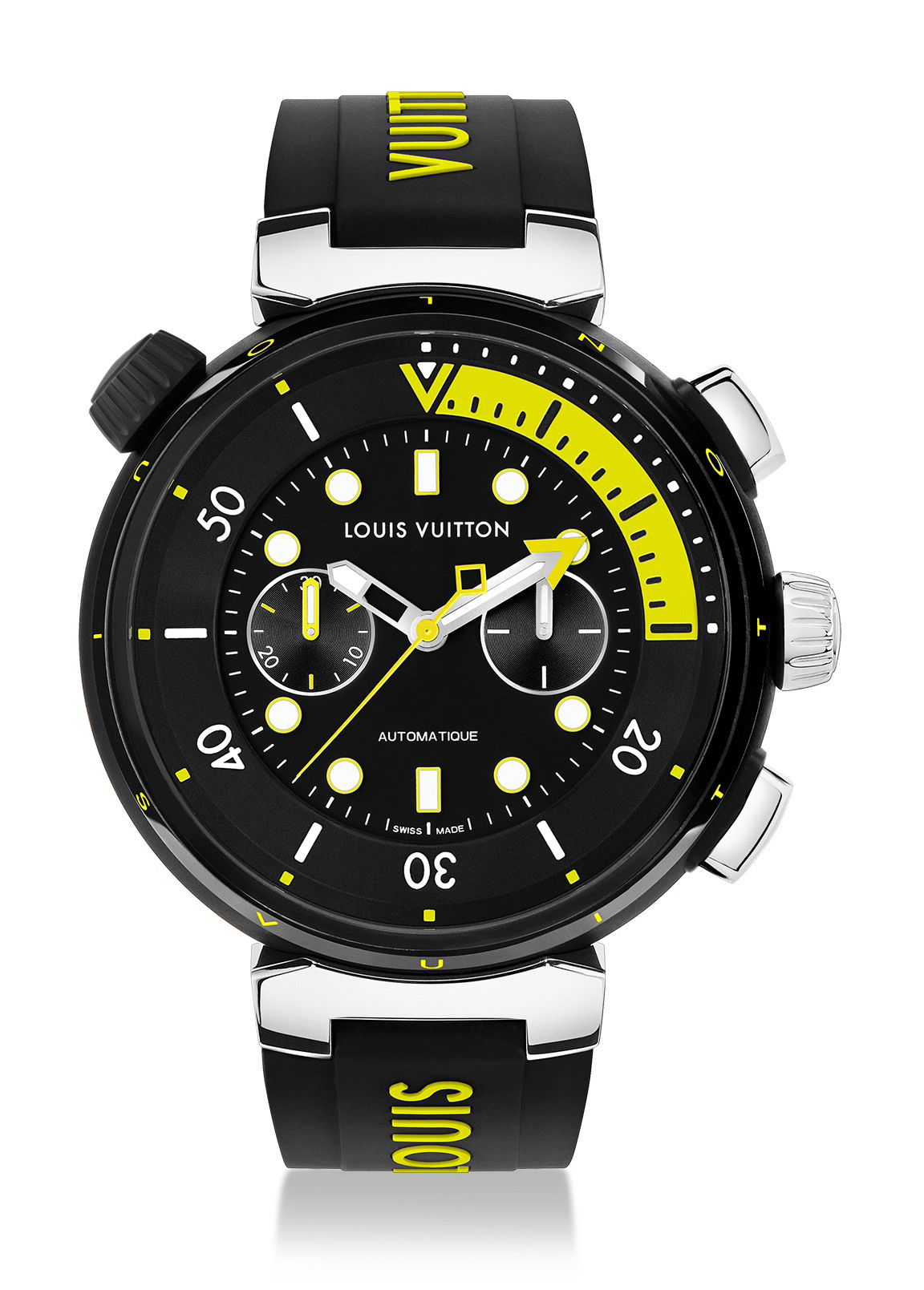 Louis Vuitton Tambour Street Diver Chronograph Neon Black watch