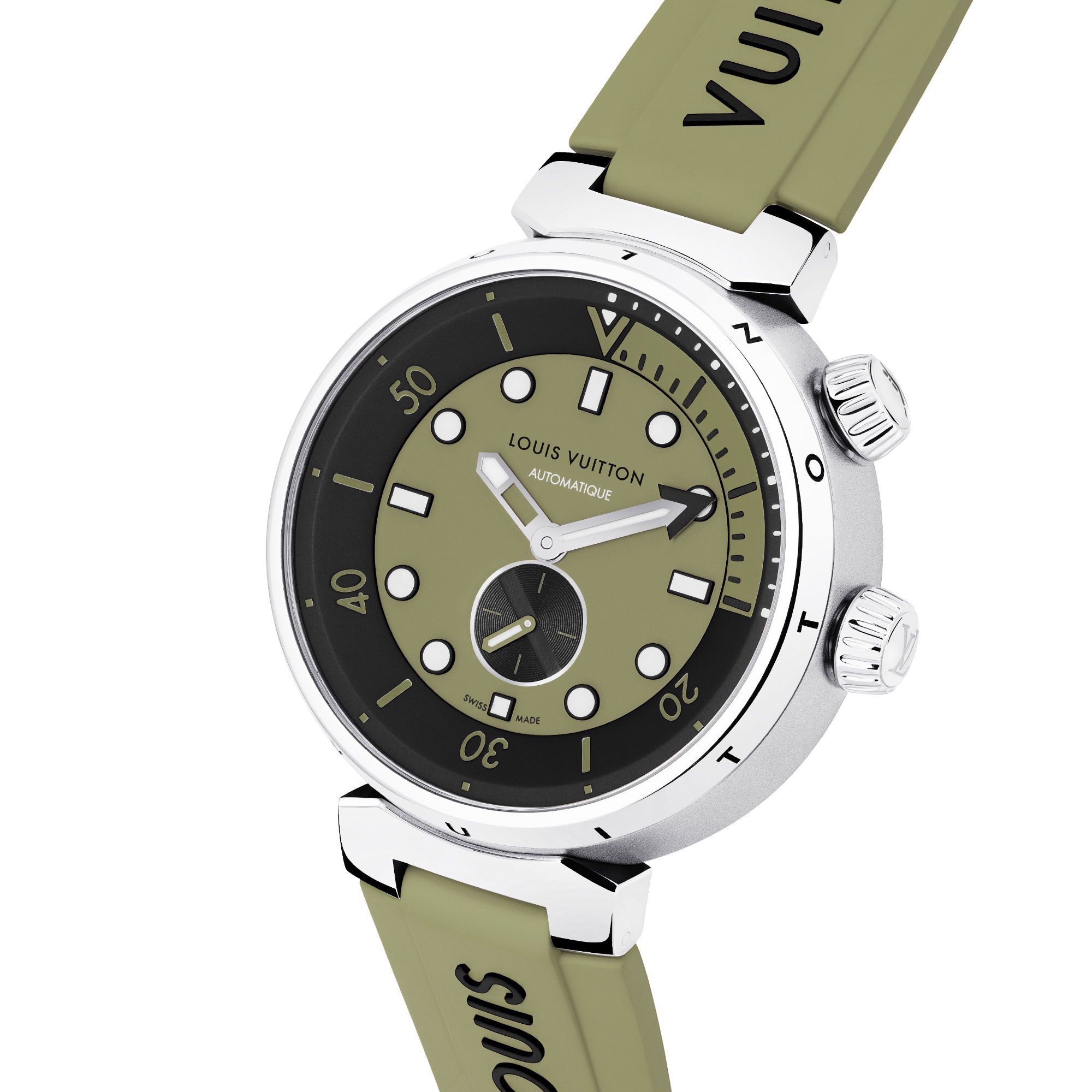 Louis Vuitton Tambour Street Diver Urban Green - View 2