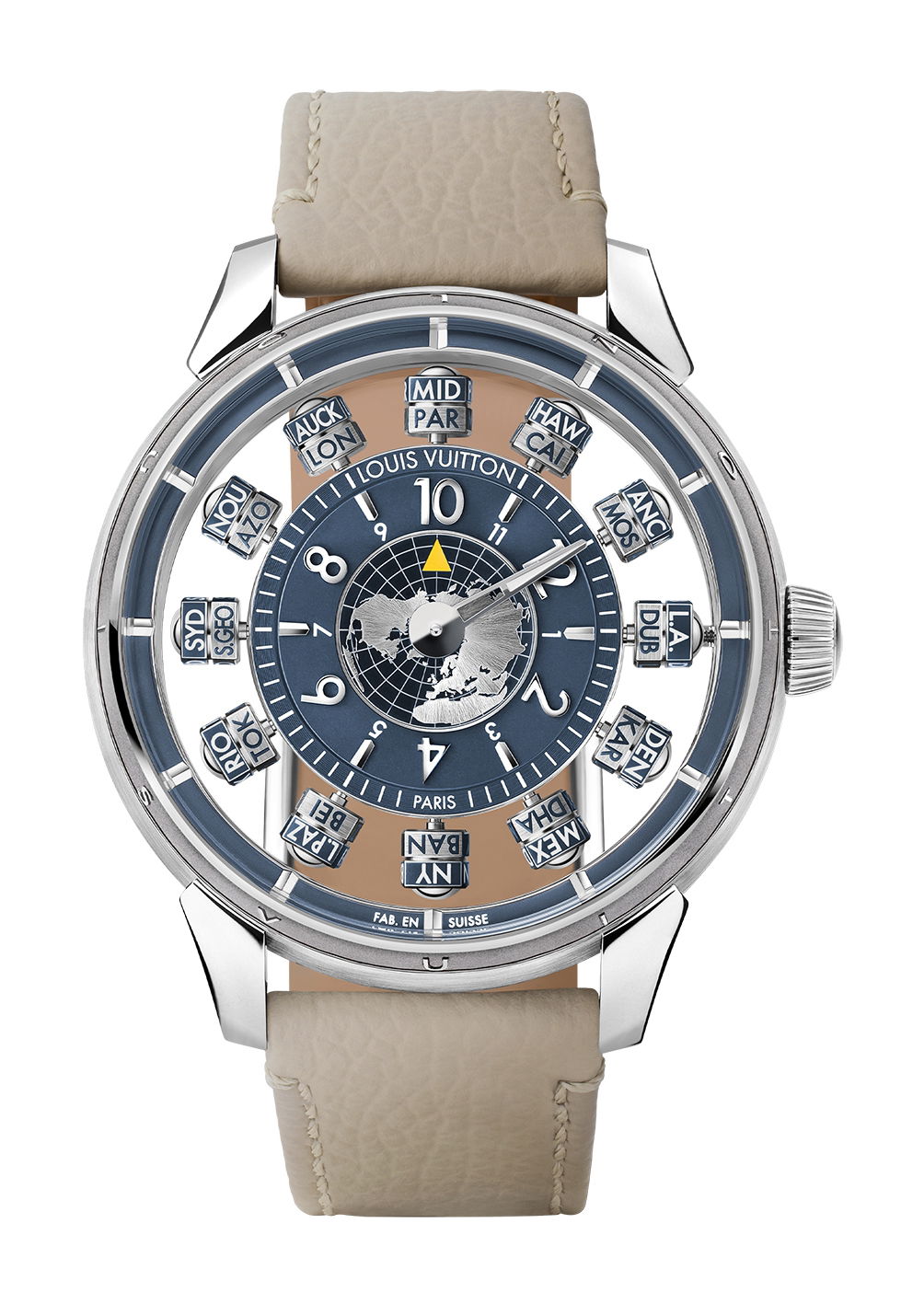 Louis Vuitton Tambour Taiko Spin Time Antipode watch