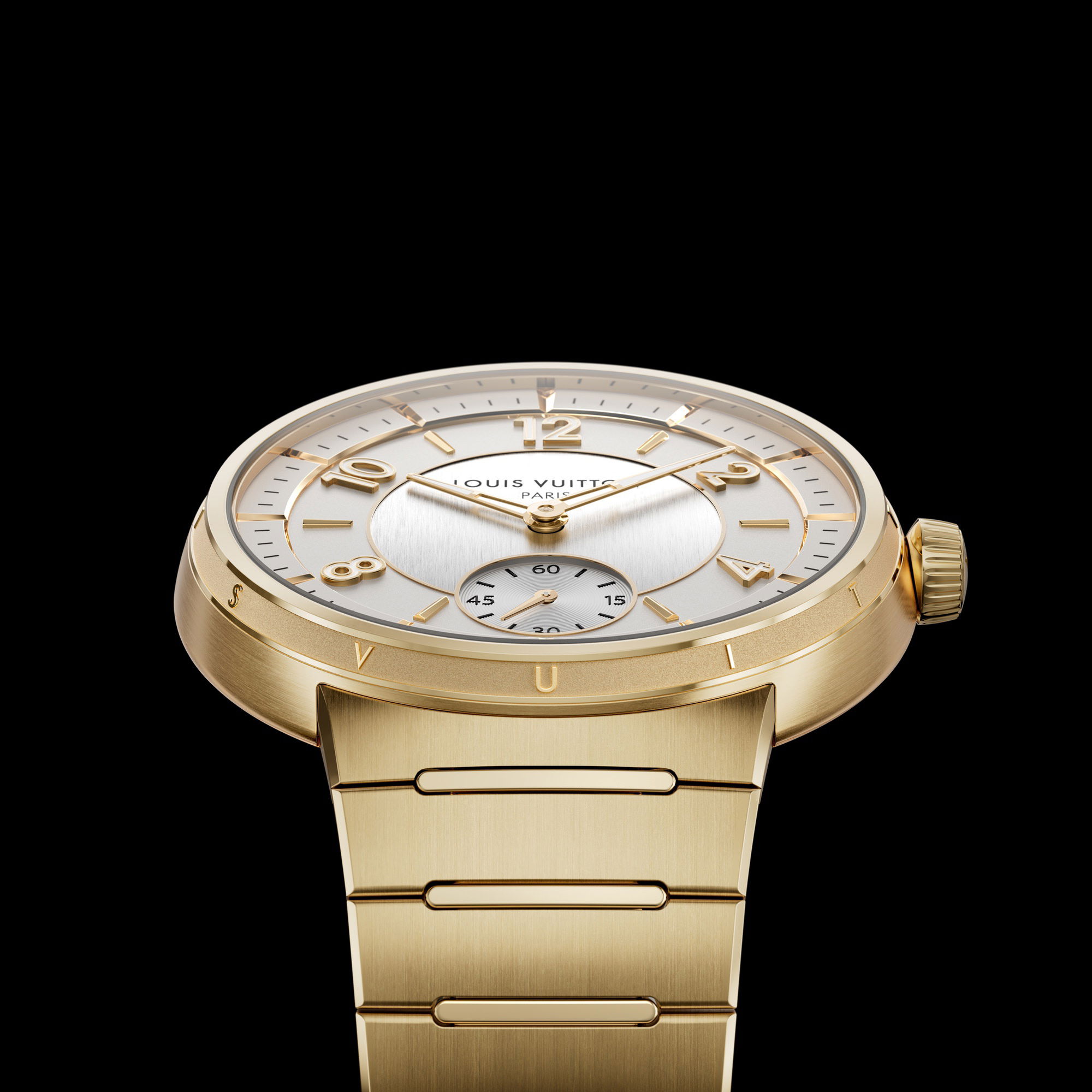 Louis Vuitton Tambour Yellow Gold - View 2