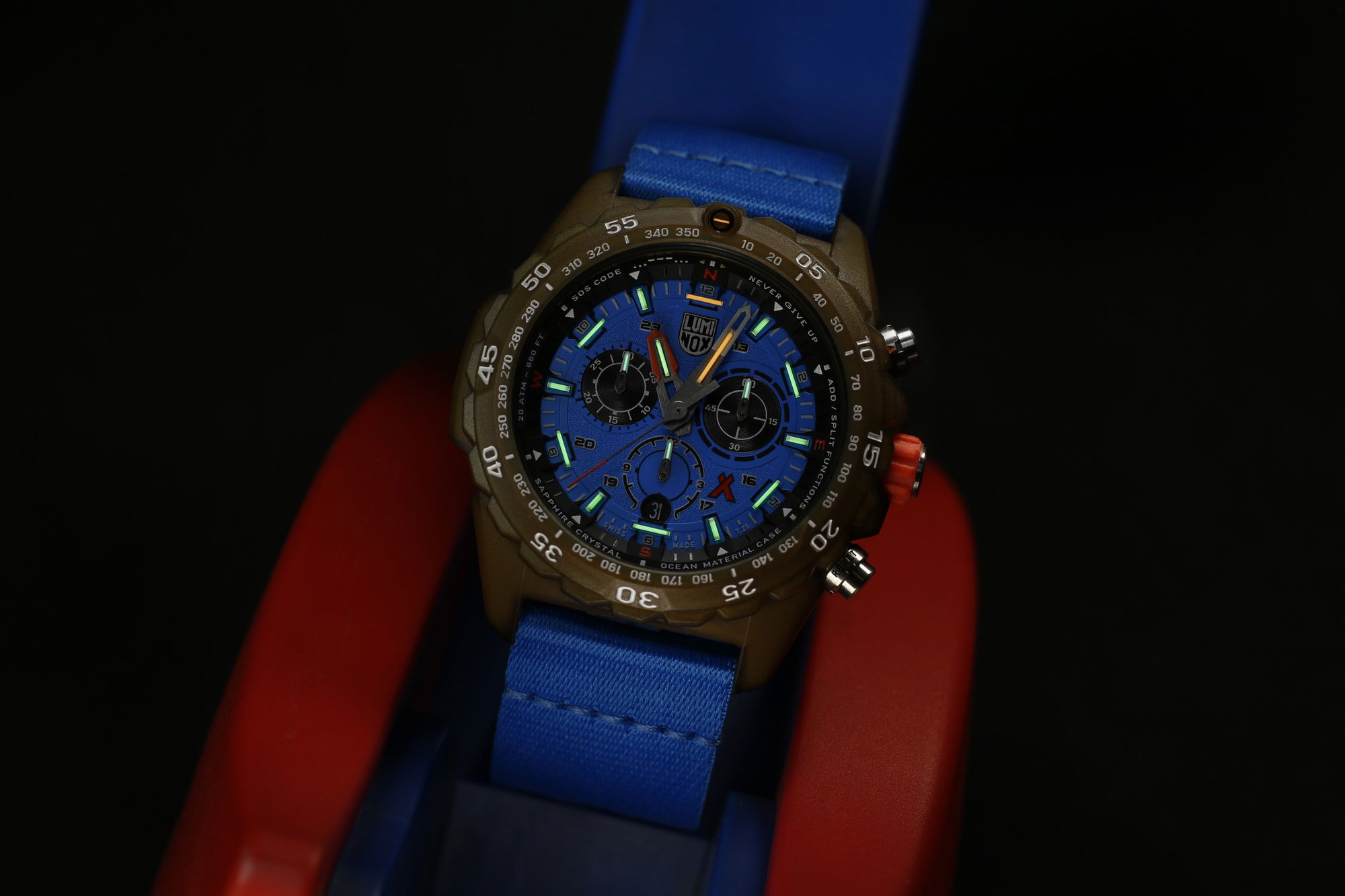 Luminox Bear Grylls Survival Master #tide Chronograph 3740 ECO - View 3