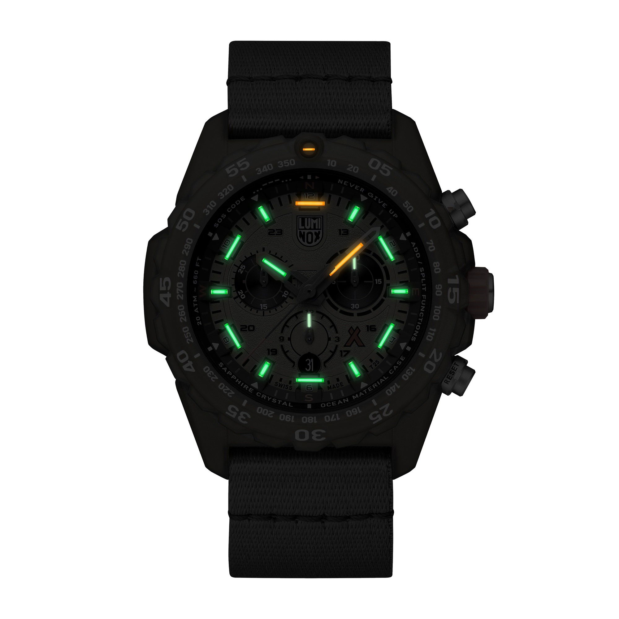 Luminox Bear Grylls Survival Master #tide Chronograph 3740 ECO - View 3