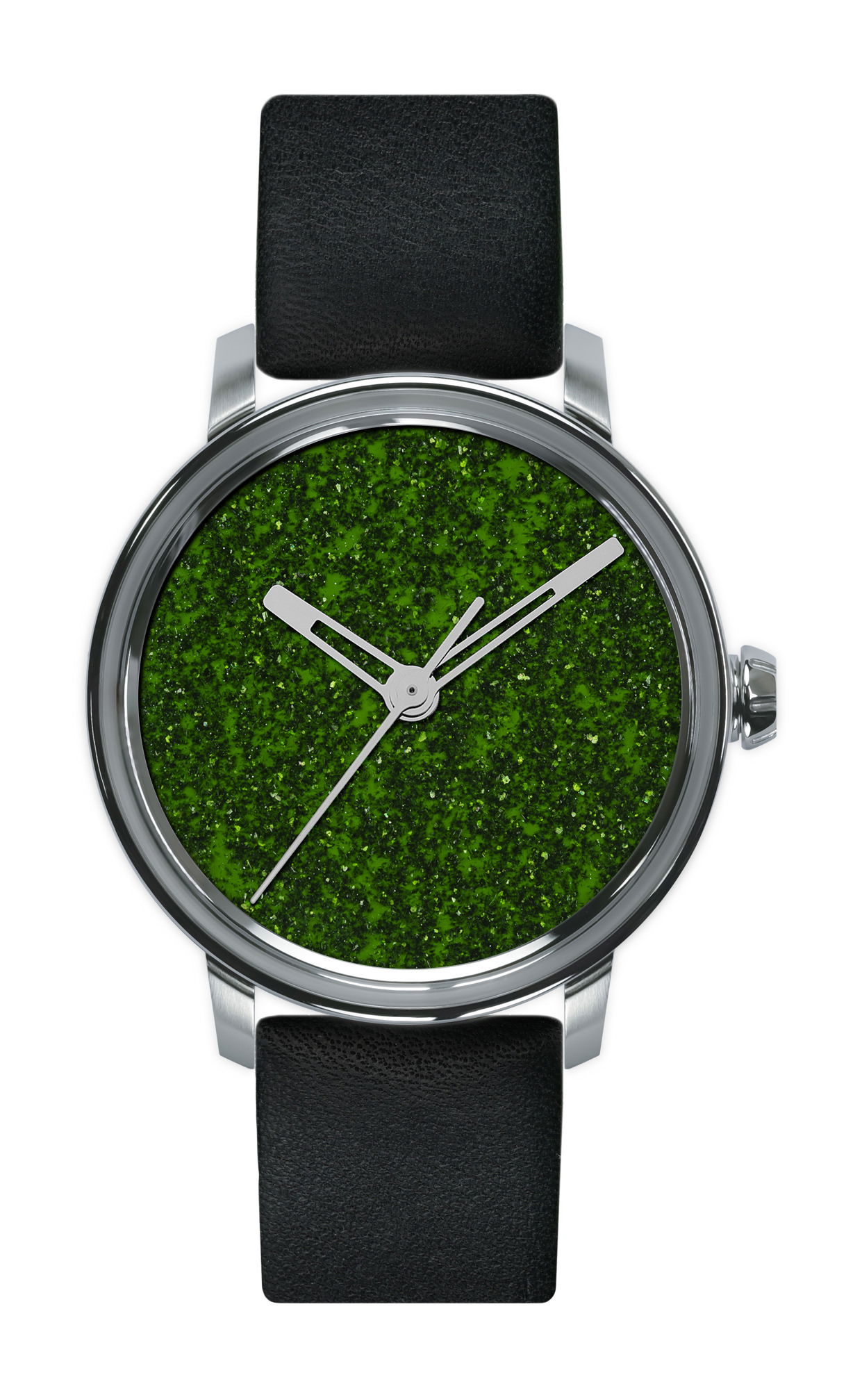 Lundis Bleus Contemporaines Ref.1120-AV “Leaf Green Aventurine Glass” watch