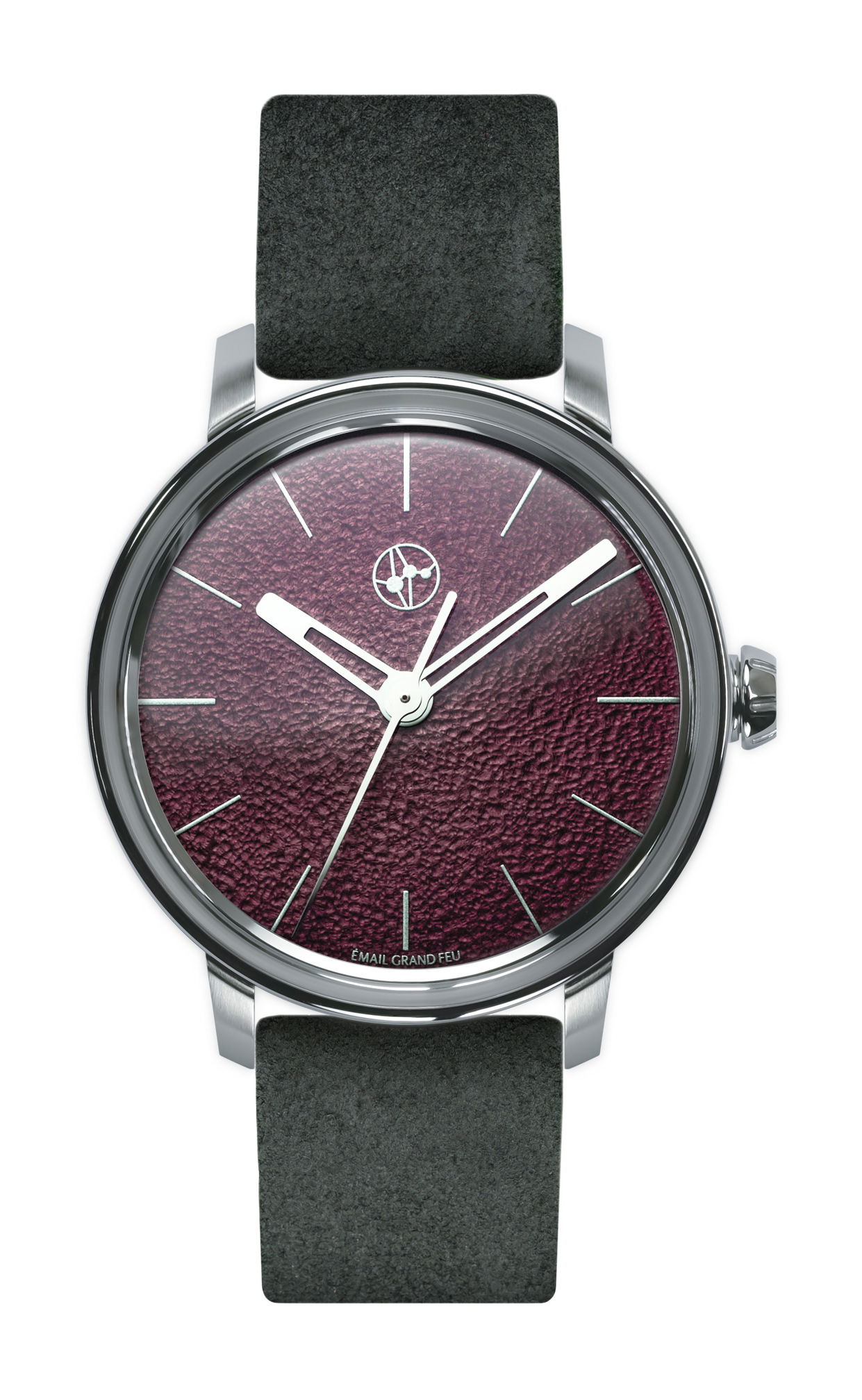 Lundis Bleus Contemporaines Ref.1120-EU “Burgundy” watch