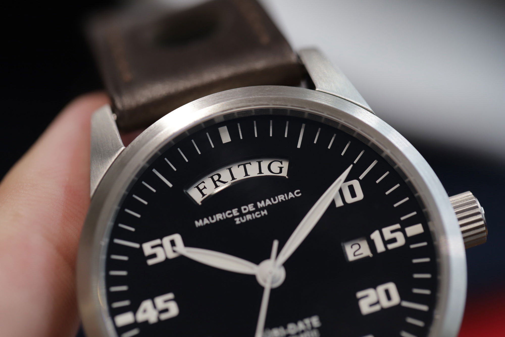 Maurice de Mauriac Automatic Date “Züri Date” Black - View 2