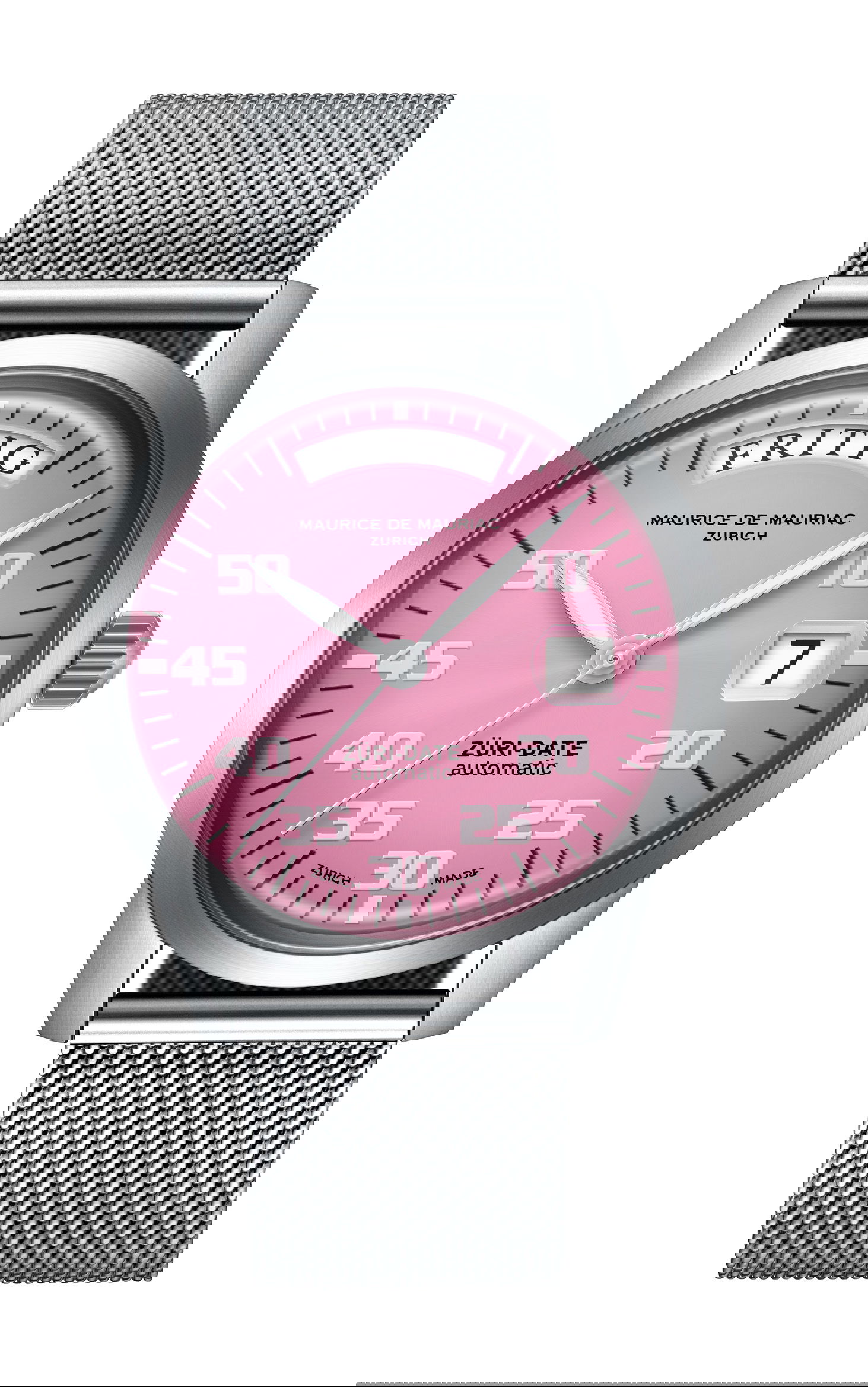 Maurice de Mauriac Automatic Date “Züri Date” Cherry Blossom watch