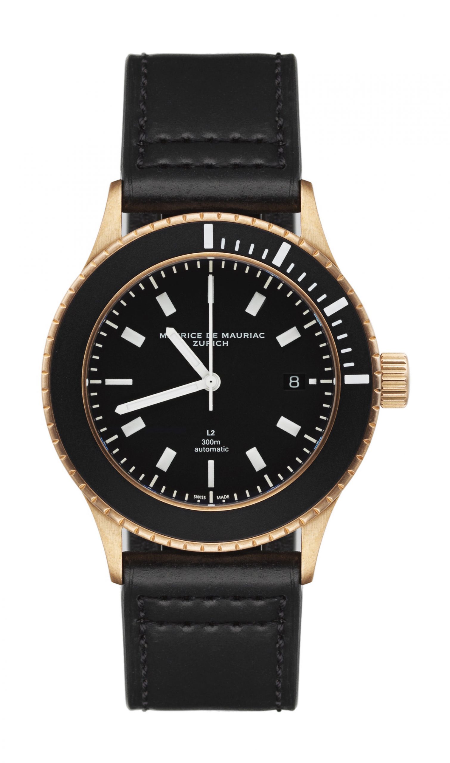 Maurice de Mauriac L2 Bronze Deep Black watch