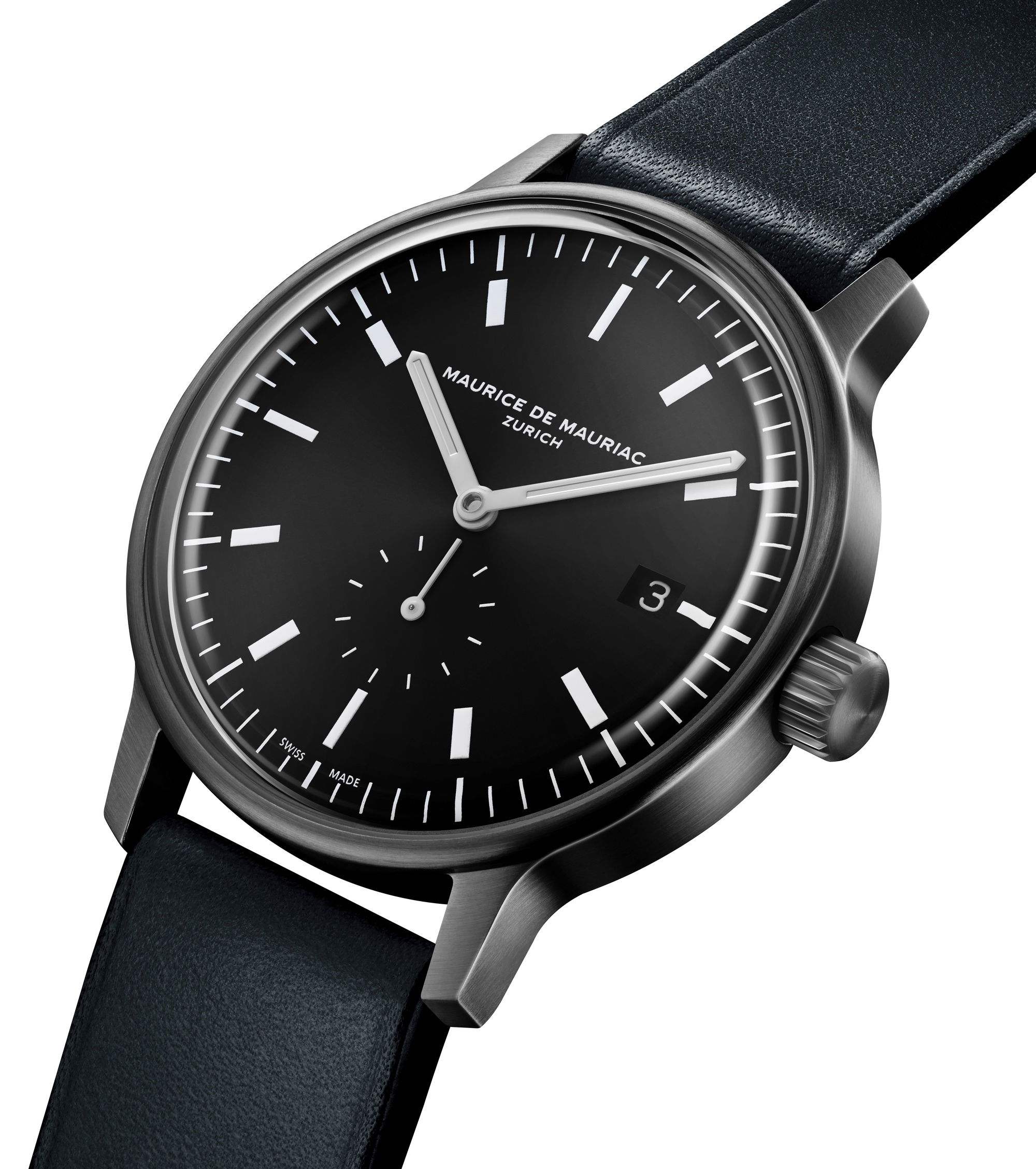 Maurice de Mauriac L3 Small Seconds Black - View 2