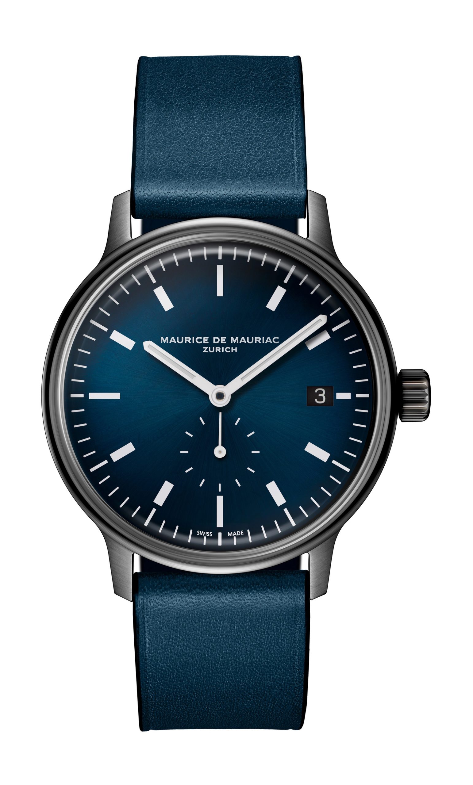Maurice de Mauriac L3 Small Seconds Spheric Blue watch