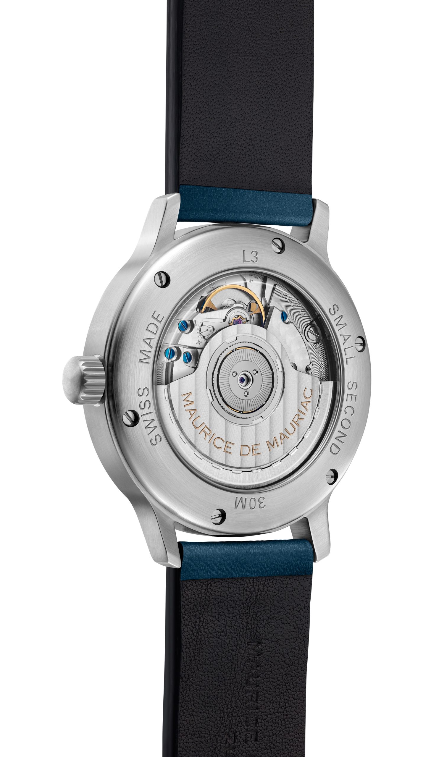 Maurice de Mauriac L3 Small Seconds Spheric Blue - View 3