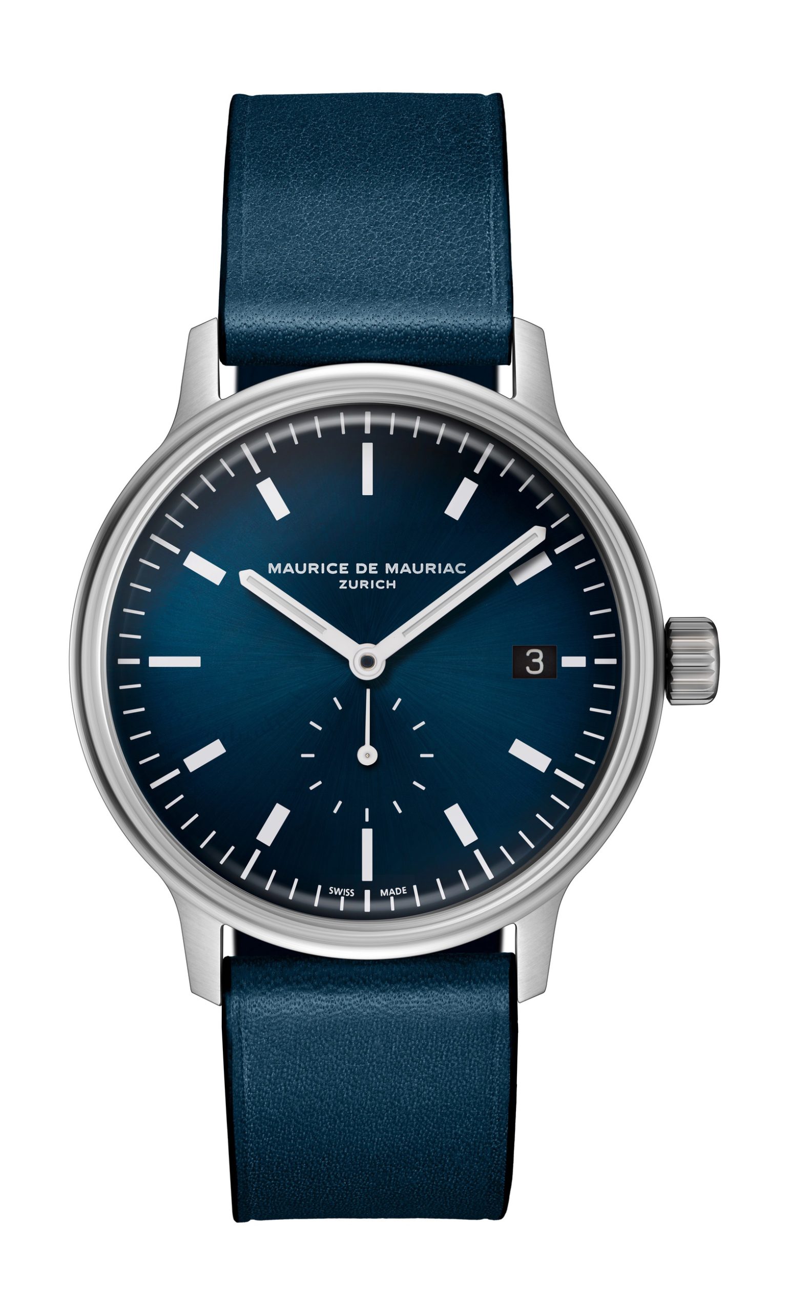 Maurice de Mauriac L3 Small Seconds Spheric Blue watch