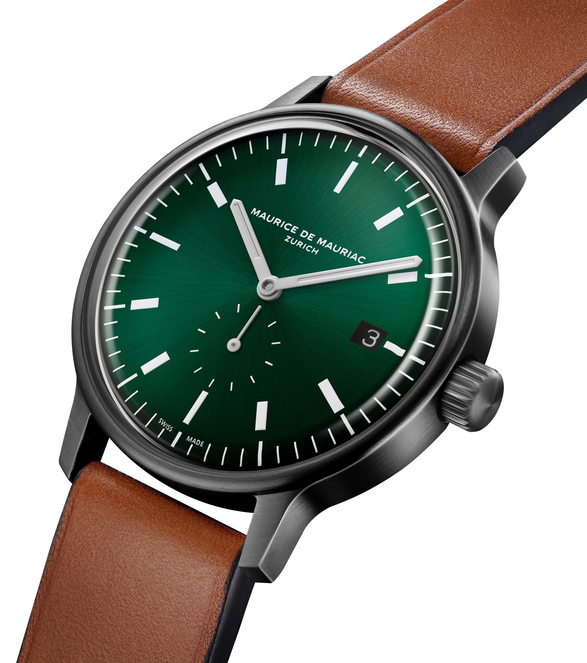 Maurice de Mauriac L3 Small Seconds Spheric Green - View 2