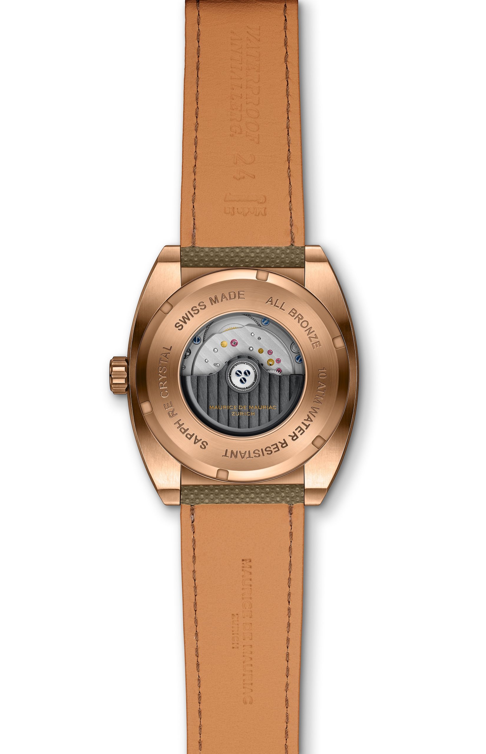 Maurice de Mauriac Pillow Watch Bronze - View 3