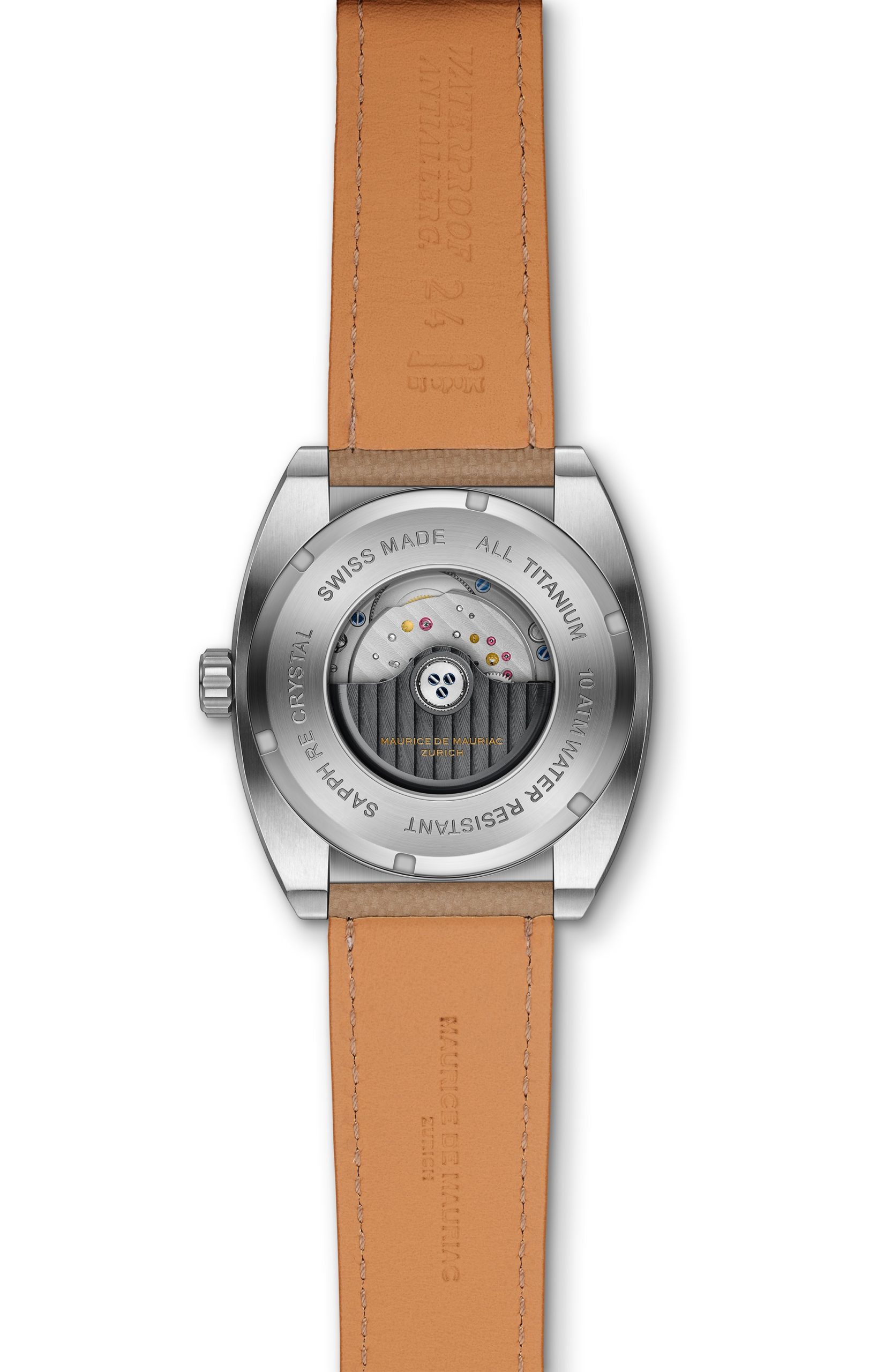 Maurice de Mauriac Pillow Watch Titanium - View 3